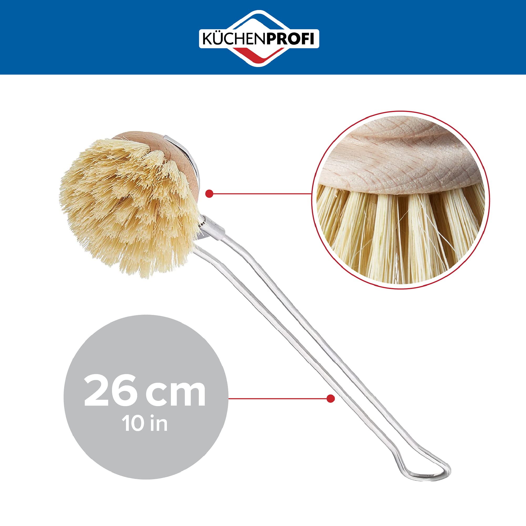 Kchenprofi Classic Stainless Steel Dishwashing Brush
