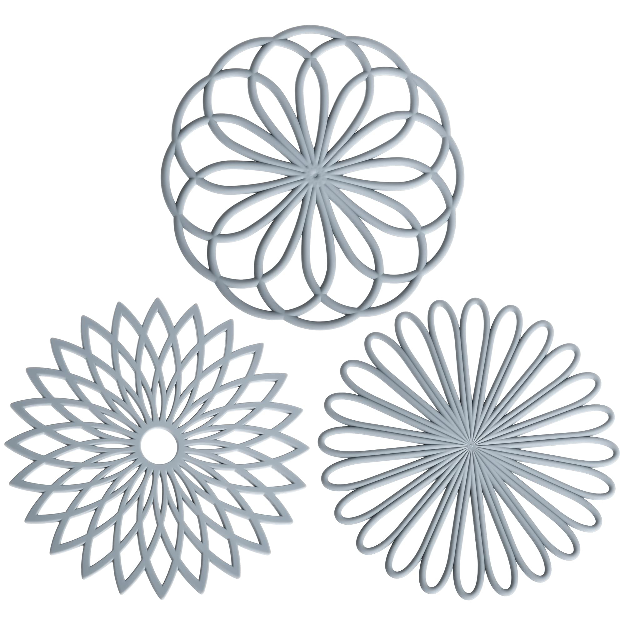 Smithcraft Silicone Trivets For Hot Dishes, Trivet Mat Hot Pads For Kitchen, Trivets For Hot Pots And Pans, Silicone Heat Resist