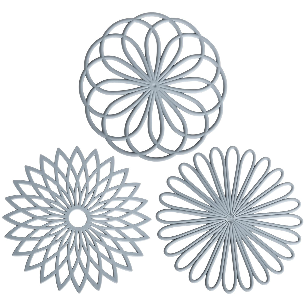 Smithcraft Silicone Trivets For Hot Dishes, Trivet Mat Hot Pads For Kitchen, Trivets For Hot Pots And Pans, Silicone Heat Resist