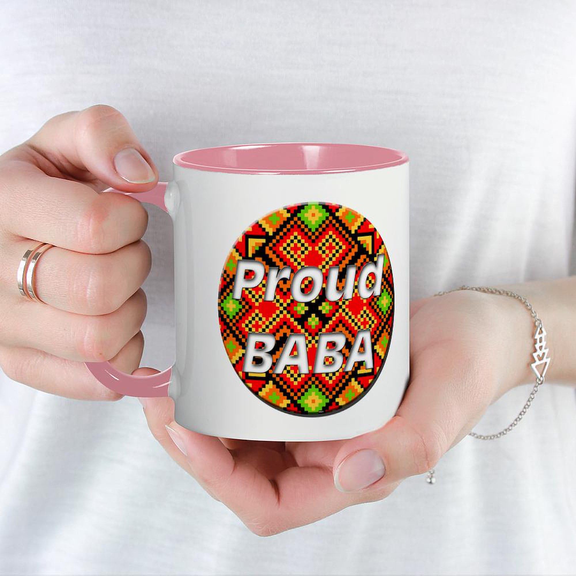 CafePress Proud BABA Mug 11 oz (325 ml) Ceramic Coffee Mug