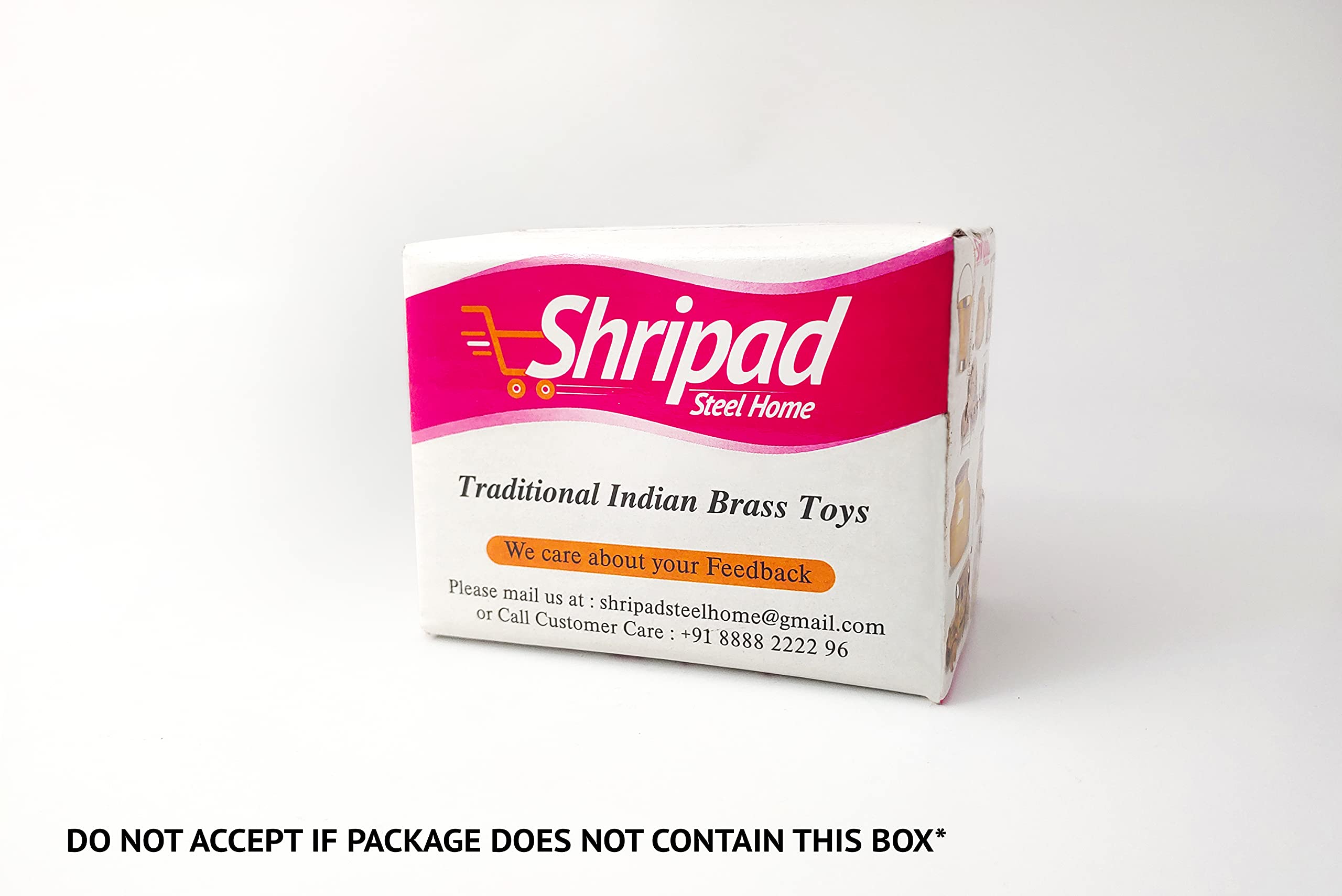 Shripad Steel Home metal Ganpati Loti Toy, Gold