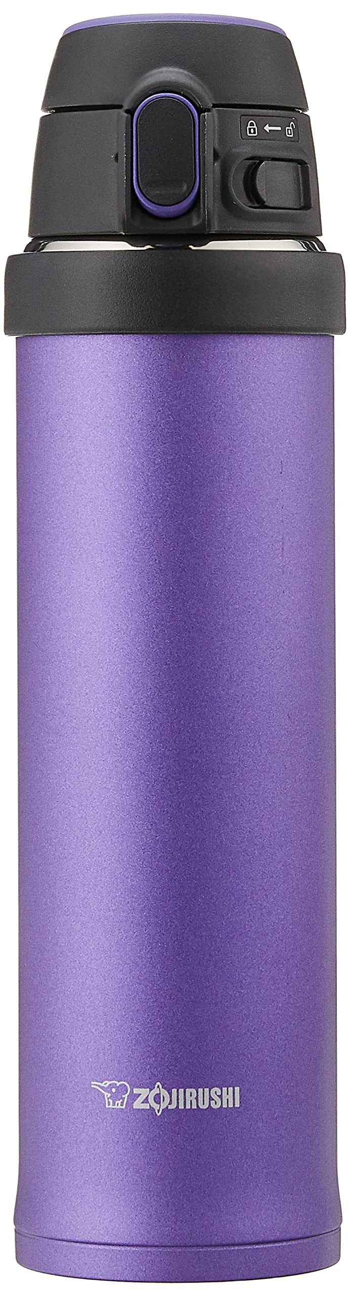 Zojirushi Sm-Qhe48Vk, Flip-And-Go Stainless Mug, 16-Ounce, Purple Dusk