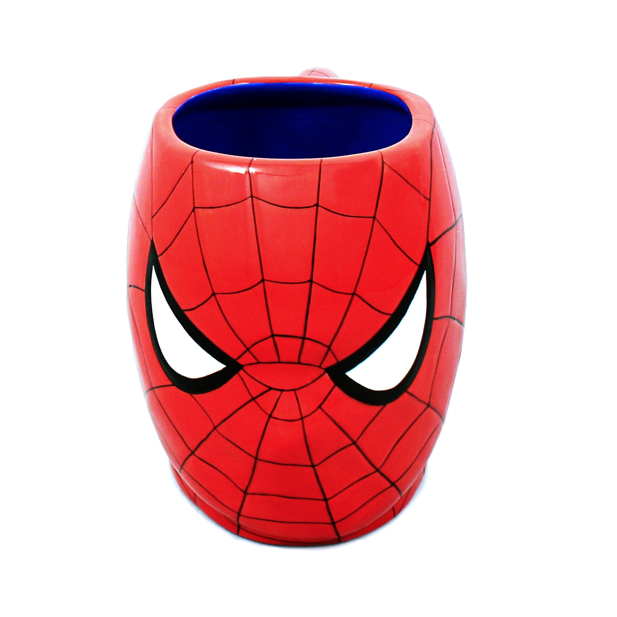 Marvel comics Spider-Man Mask 3D Sculpted ceramic Mug  Holds 20 Ounces