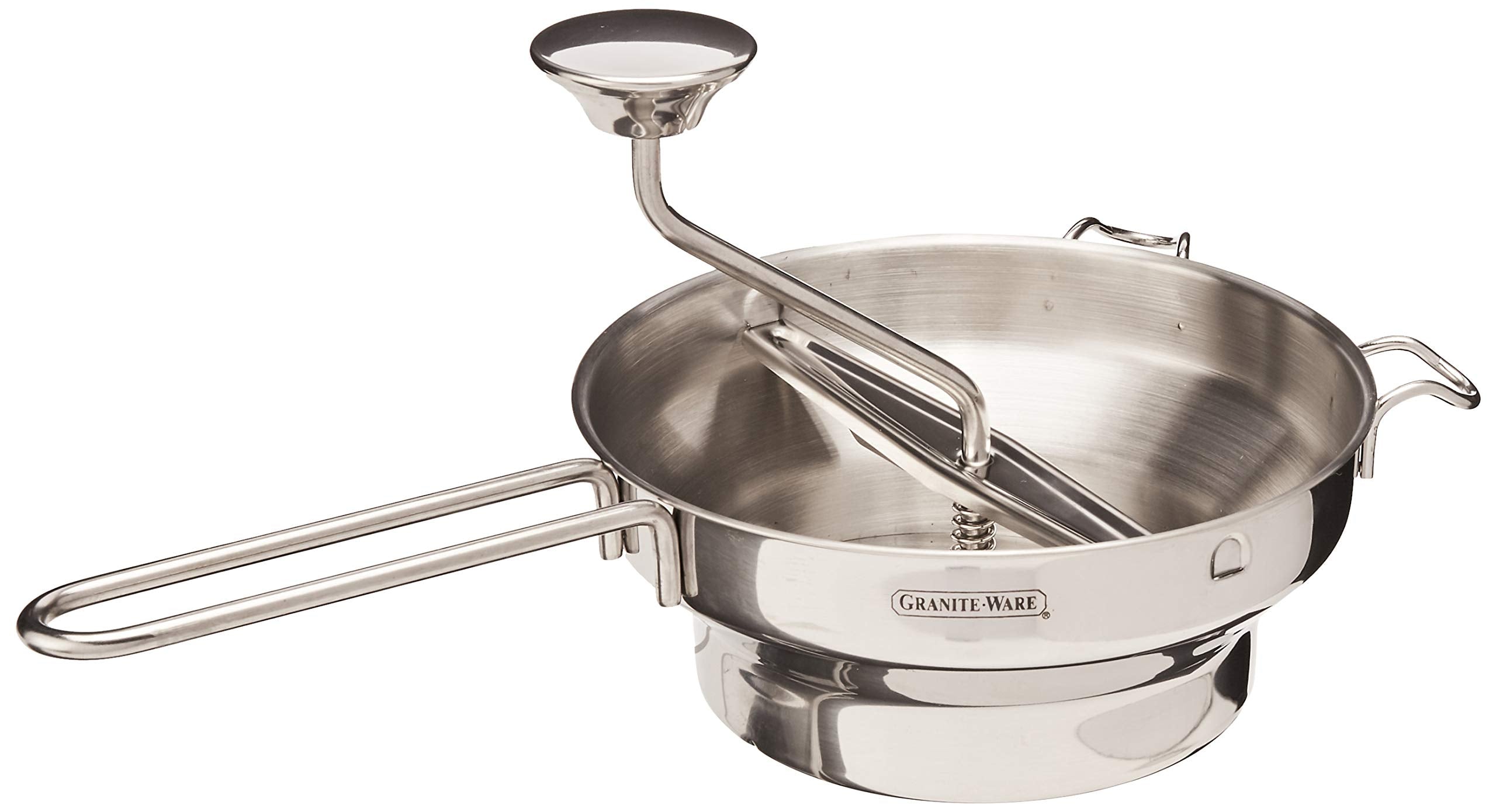 Granite Ware Stainless Steel Deluxe Food Mill, 2-Quart