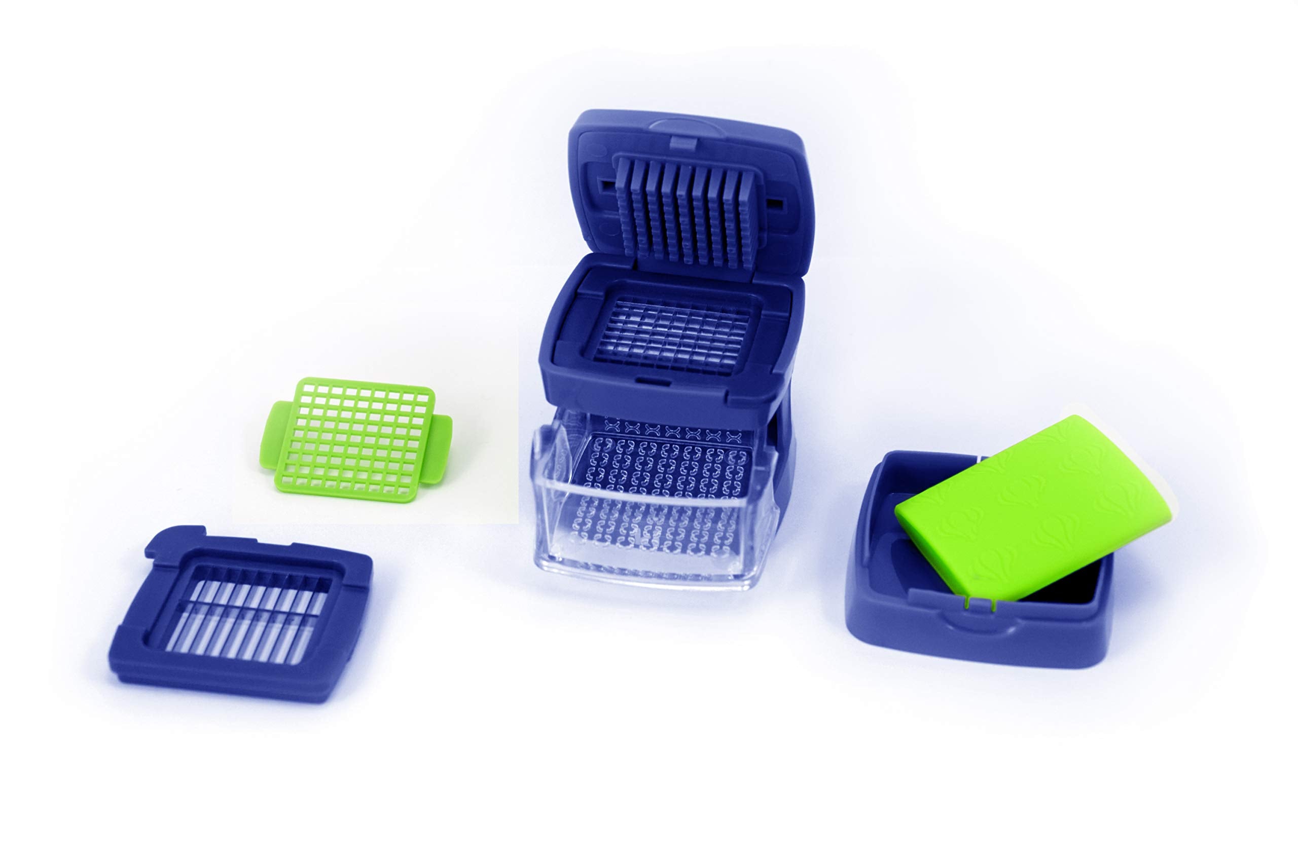 Kitchen Innovations Peel Garlic Press, Standard, Blue