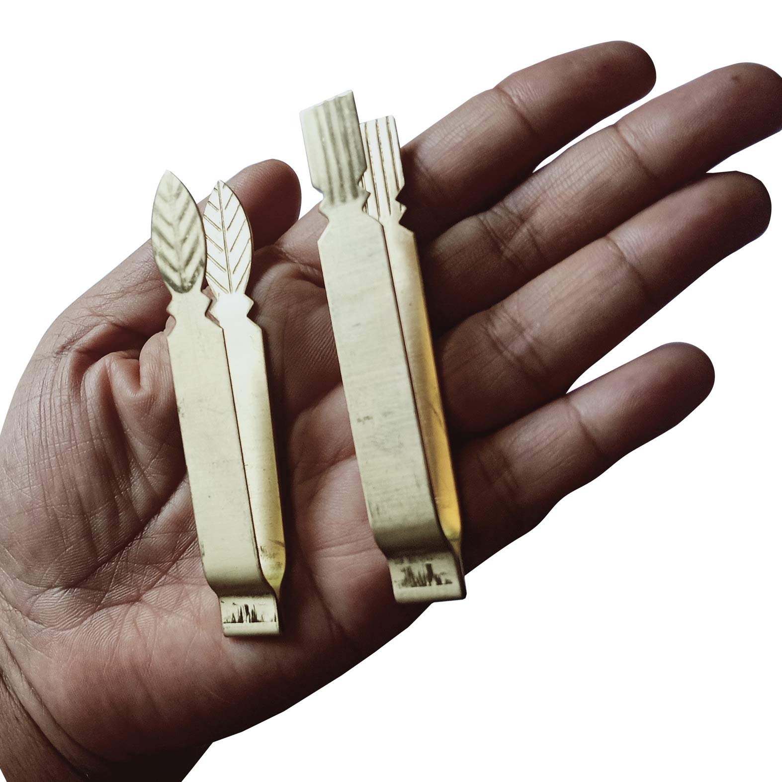 Plai Na Brass Asian Dumpling Decorate Mold Maker Gyoza Chor Muang Pakakrong Flower Look Thai Dessert Cooking Tools Tong Tweezer