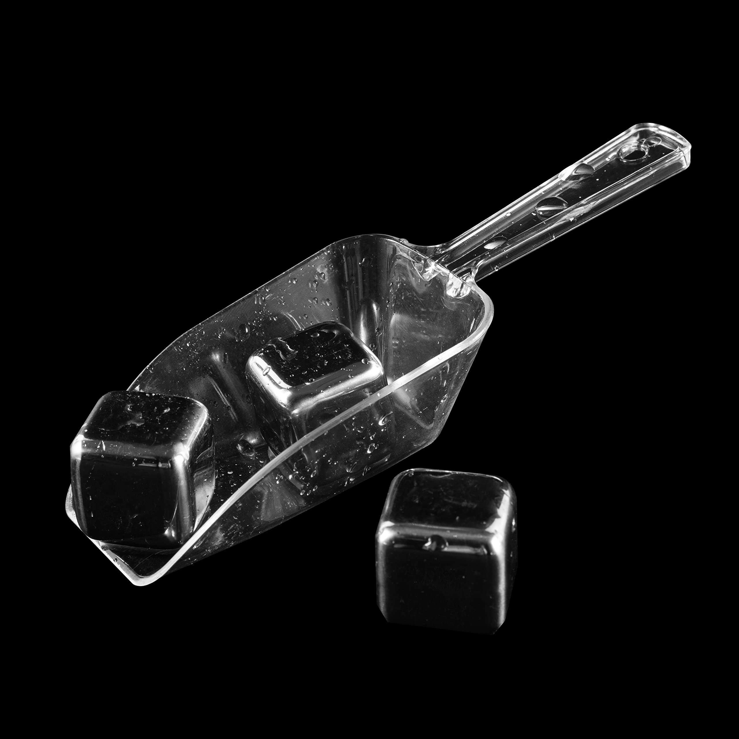 Hqleshui 10 Pieces Plastic Serving Tongs Mini Kitchen Tongs Kitchen Tongs Utility And 10 Pieces Plastic Kitchen Scoops Clear Ice