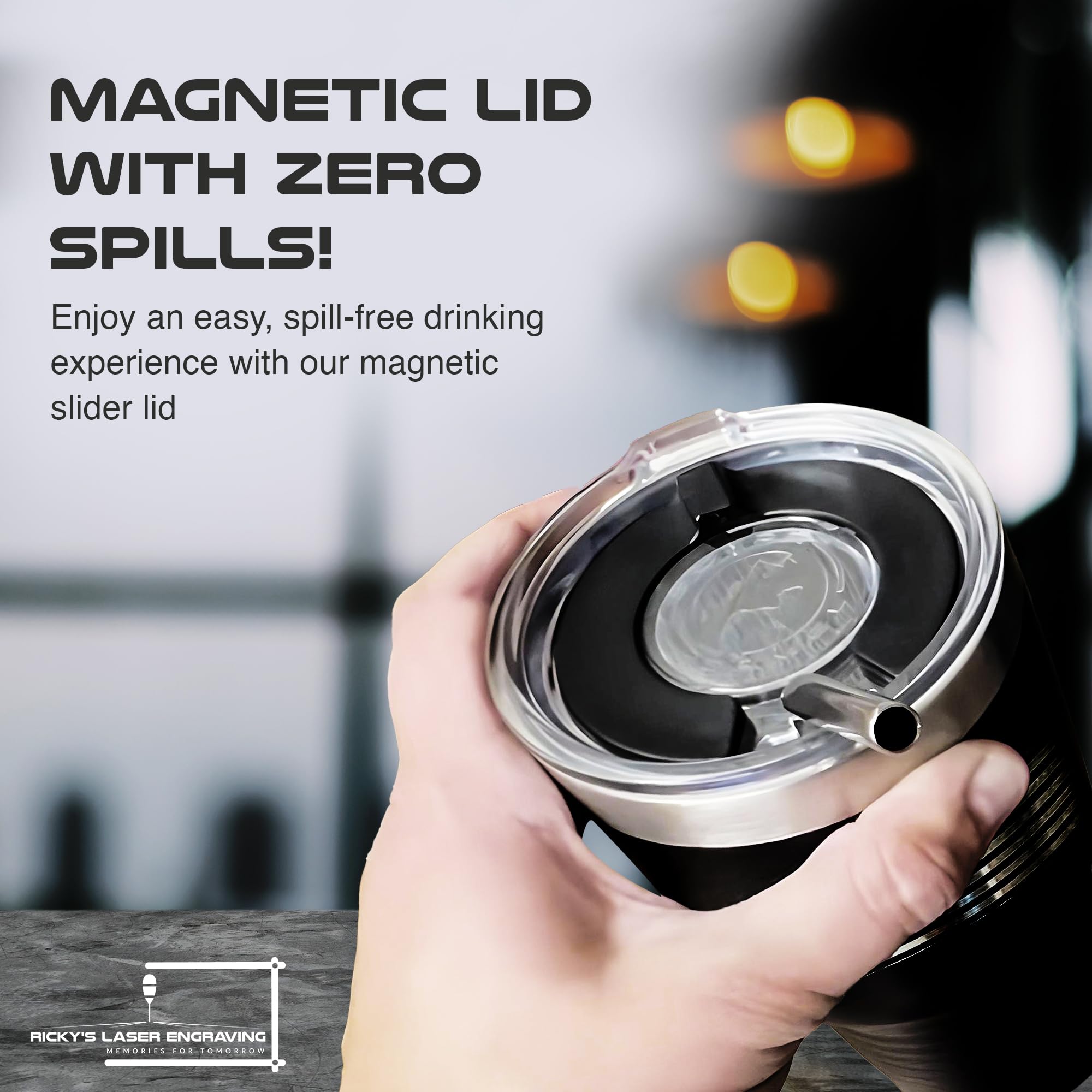 Polar Camel Replacement Lid (30 Oz, Magnetic Lid (1-Pack))