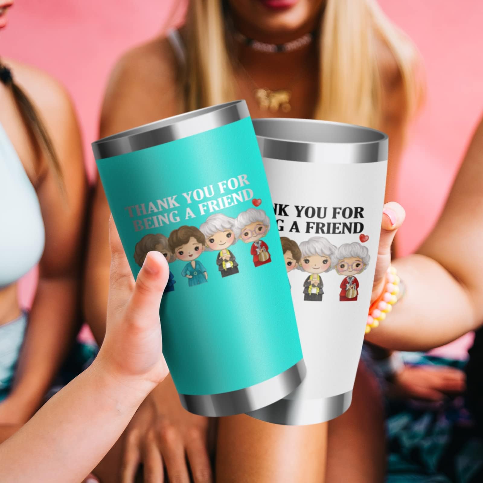 Athand Thank You For Being A Friend Mug Gifts - Gifts For Friend, Friendship Birthday Mothers Day Gifts For Women Buddies Bestie