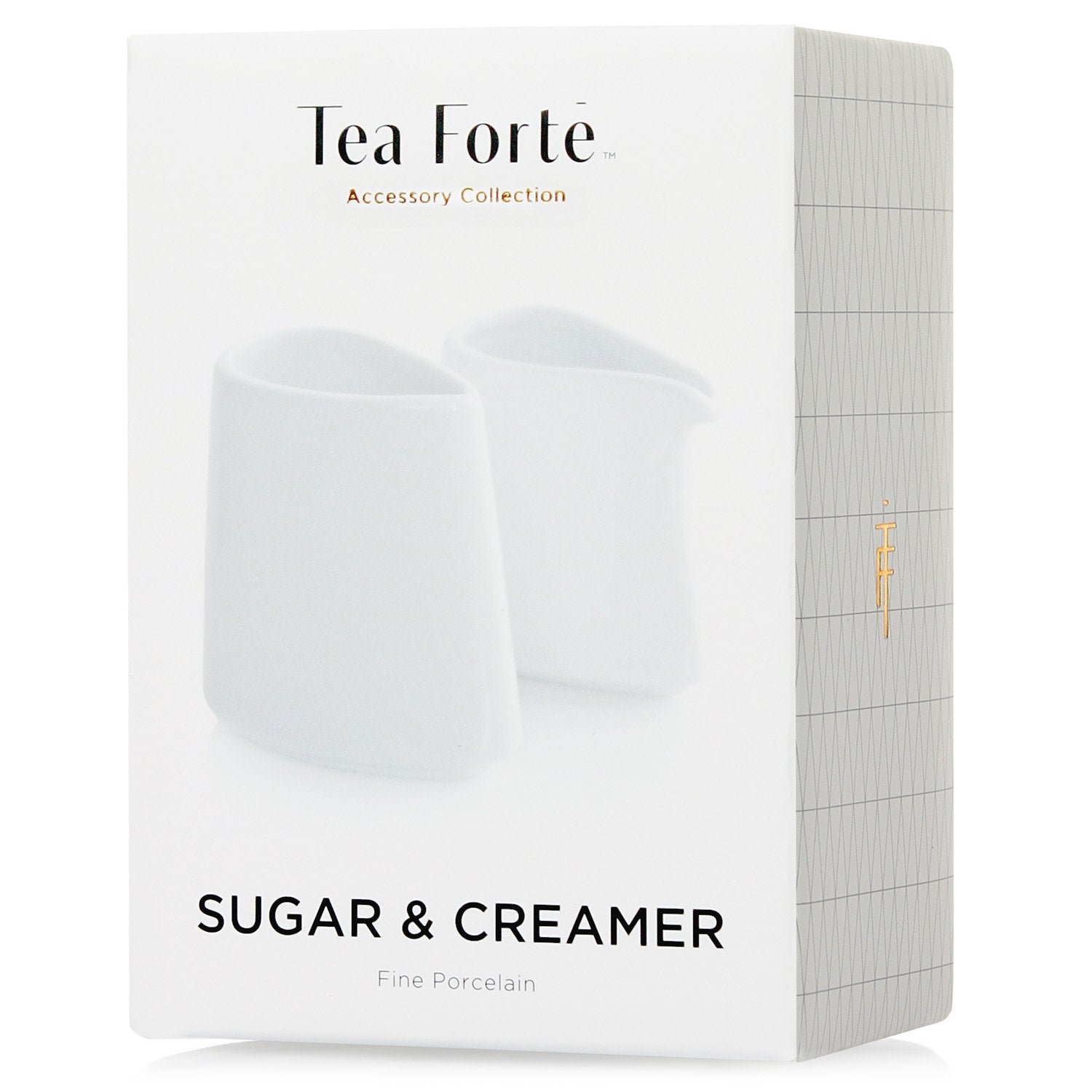 Tea Forte Porcelain Mini Sugar And Creamer Set