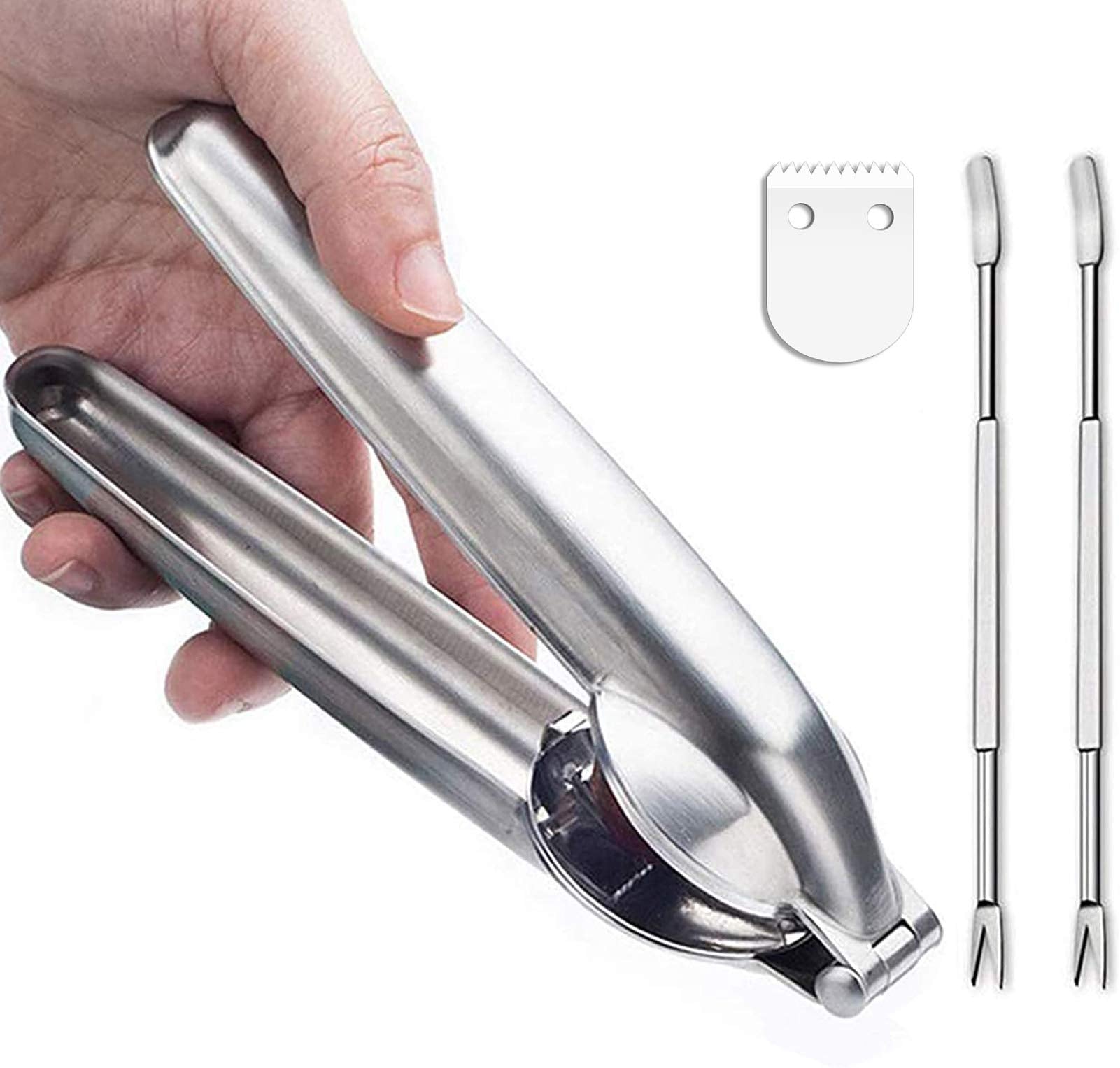 Artcome Nut Cracker Chestnut Clip Walnut Almonds Hazelnuts Pliers Metal Nut Opener Plier Multifunctional Chestnut Opener With 2