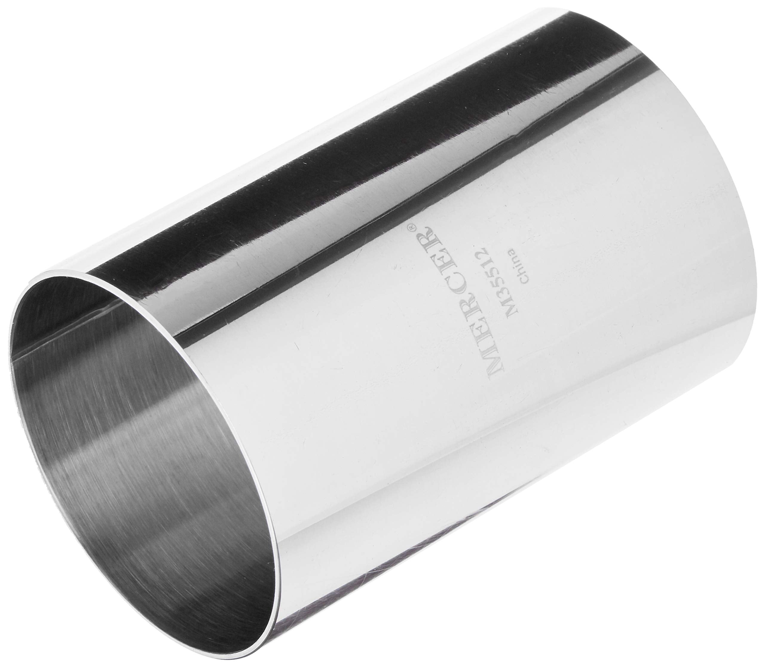Mercer Culinary Steel Ring Mold Chef, 2 Inch X 3 Inch, Stainless