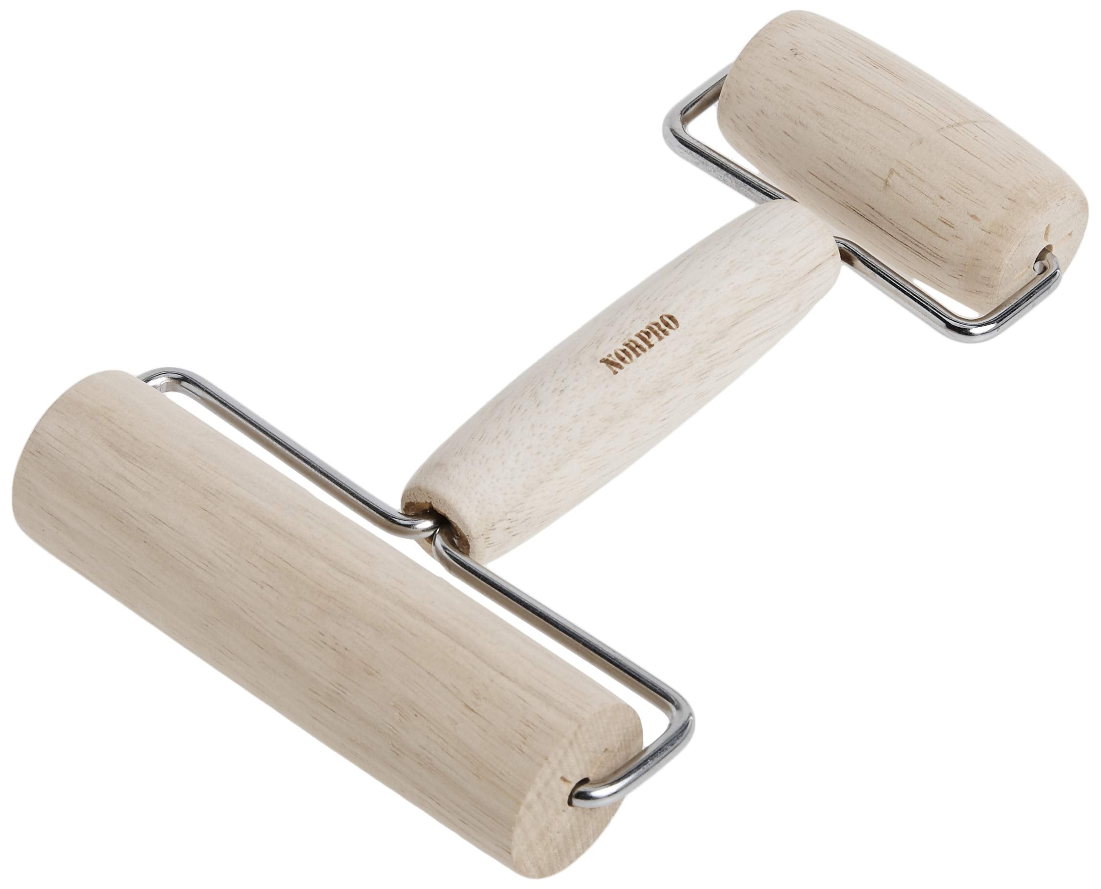 Norpro Wood Pastry/Pizza Roller 4In/10Cm