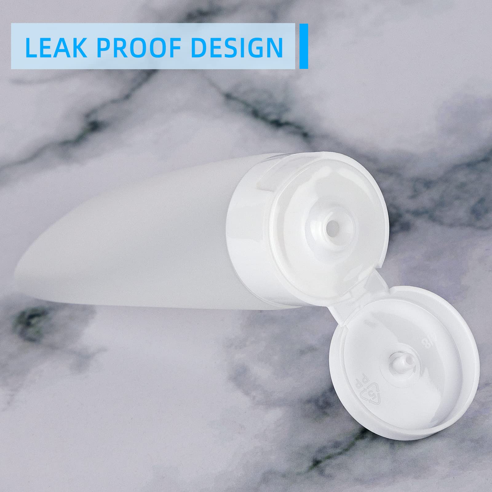 Tsa Approved Travel Bottles Set For Toiletries Travel Size Containers Kit 4 Pack Portable Leak Proof Refillable Squeeze Cosmetic