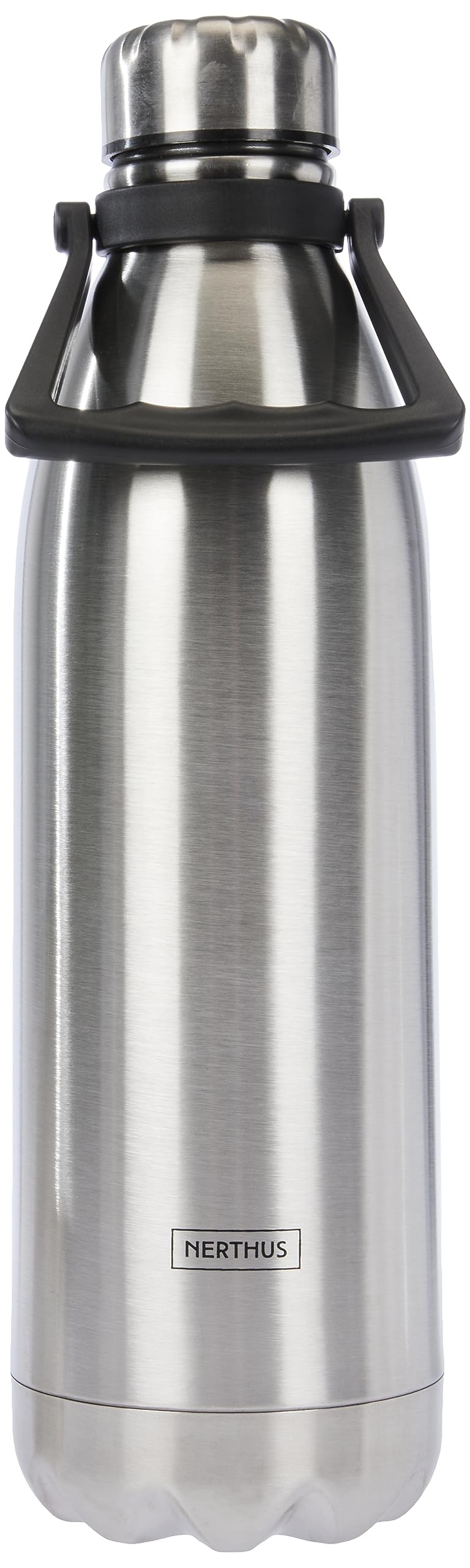 NERTHUS FIH 622 622Double Wall Cold and Hot Flask Black Design 1500 ml BPA Airtight Cap, 18/40 Stainless Steel