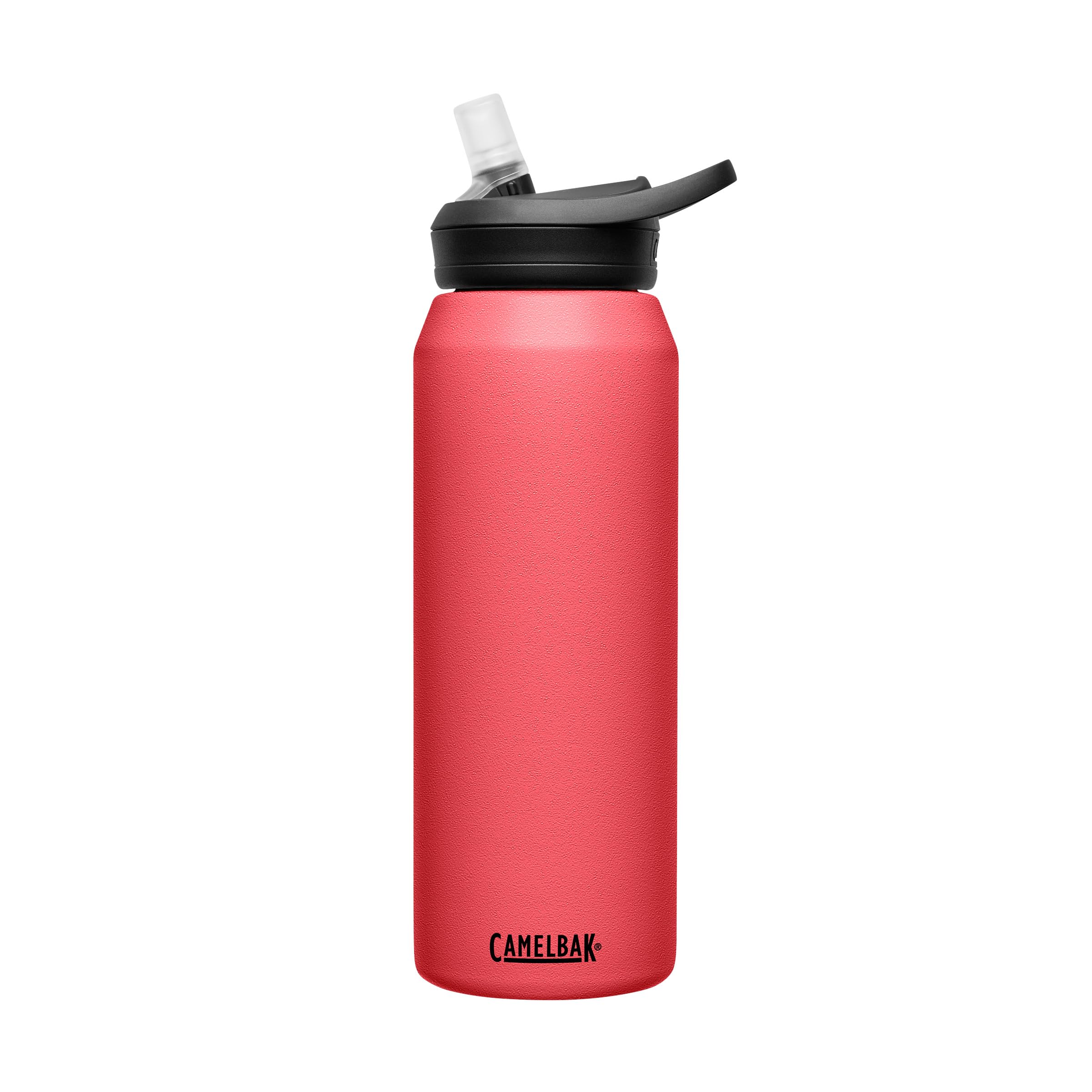 Camelbak Eddy+ Water Bottle With Straw 32Oz - Insulated Stainless Steel, Wild Strawberry