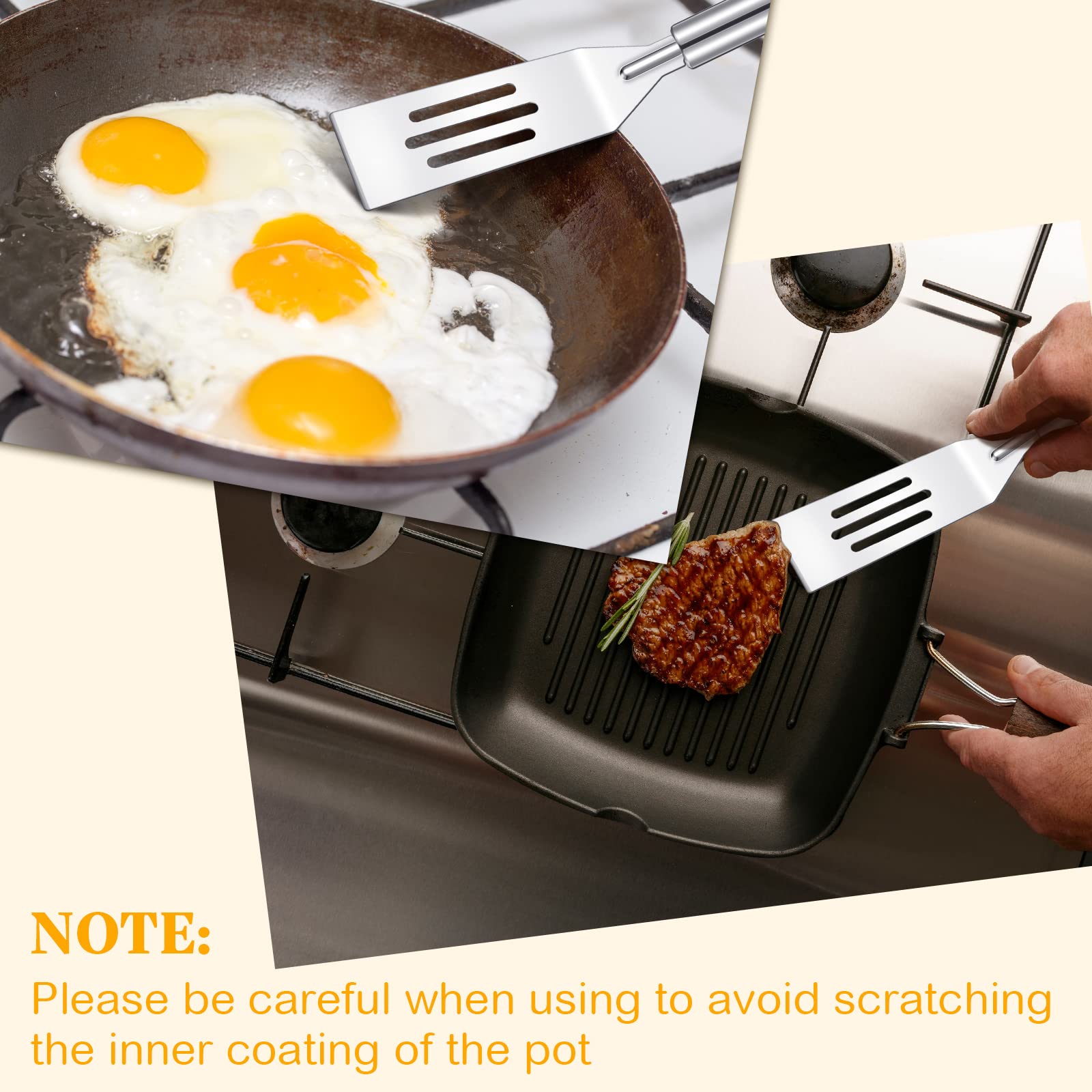 3 Pieces Small Spatula Mini Brownie Serving Spatula Narrow Thin Mini Silicone Crepe Spatula Kitchen Cooking Nonstick Stainless S