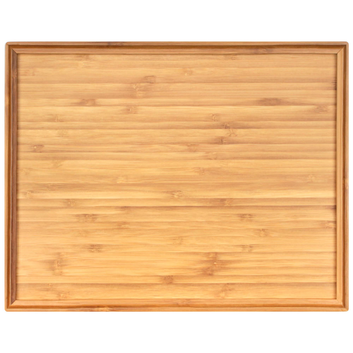 Bamboomn Organic Bamboo Serving Tray, Vanity, Tea Serving, Appetizers, Snacks, Charcuterie Board, 11''X8.9''X0.6'' - 1 Tray