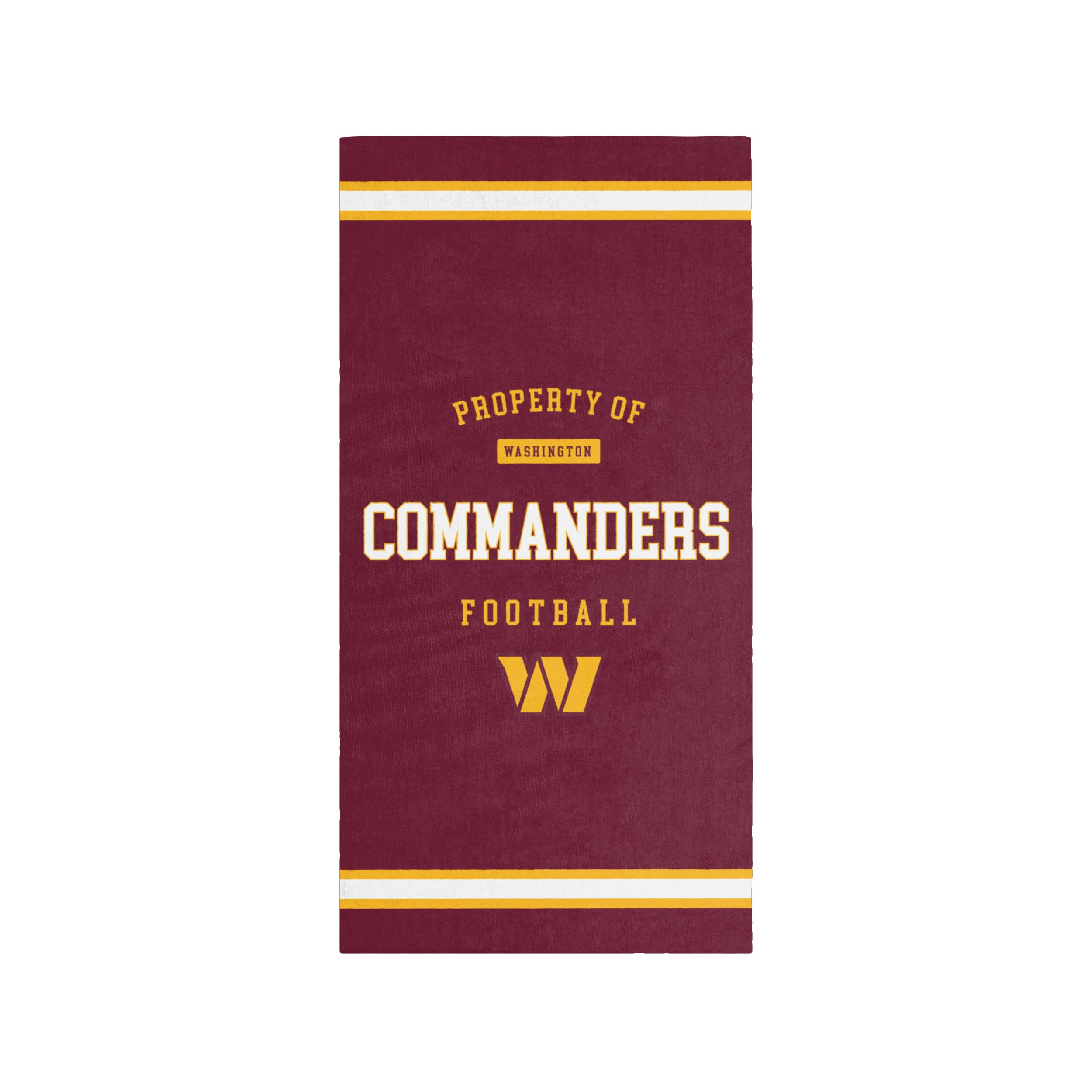 Foco Washington Commanders Nfl Property Of Beach Towel
