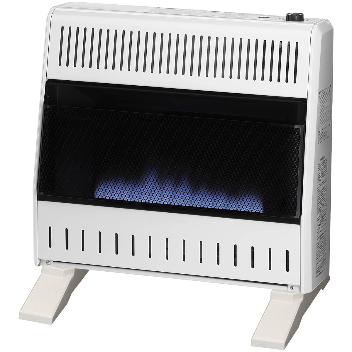 Procom Mn300Tba-B Ventless Natural Gas Blue Flame Space Heater With Thermostat Control For Home And Office Use, 30000 Btu, Heats