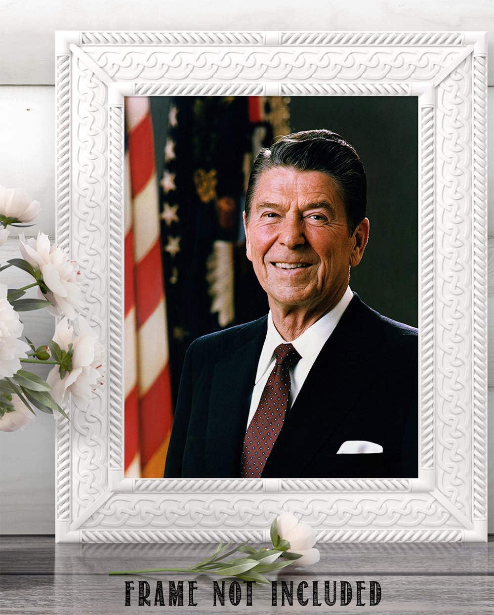 President Ronald Reagan Photograph - Official Portrait - 11x14 Unframed Art Print Picture - Patriotic Gift and Decor Under $15