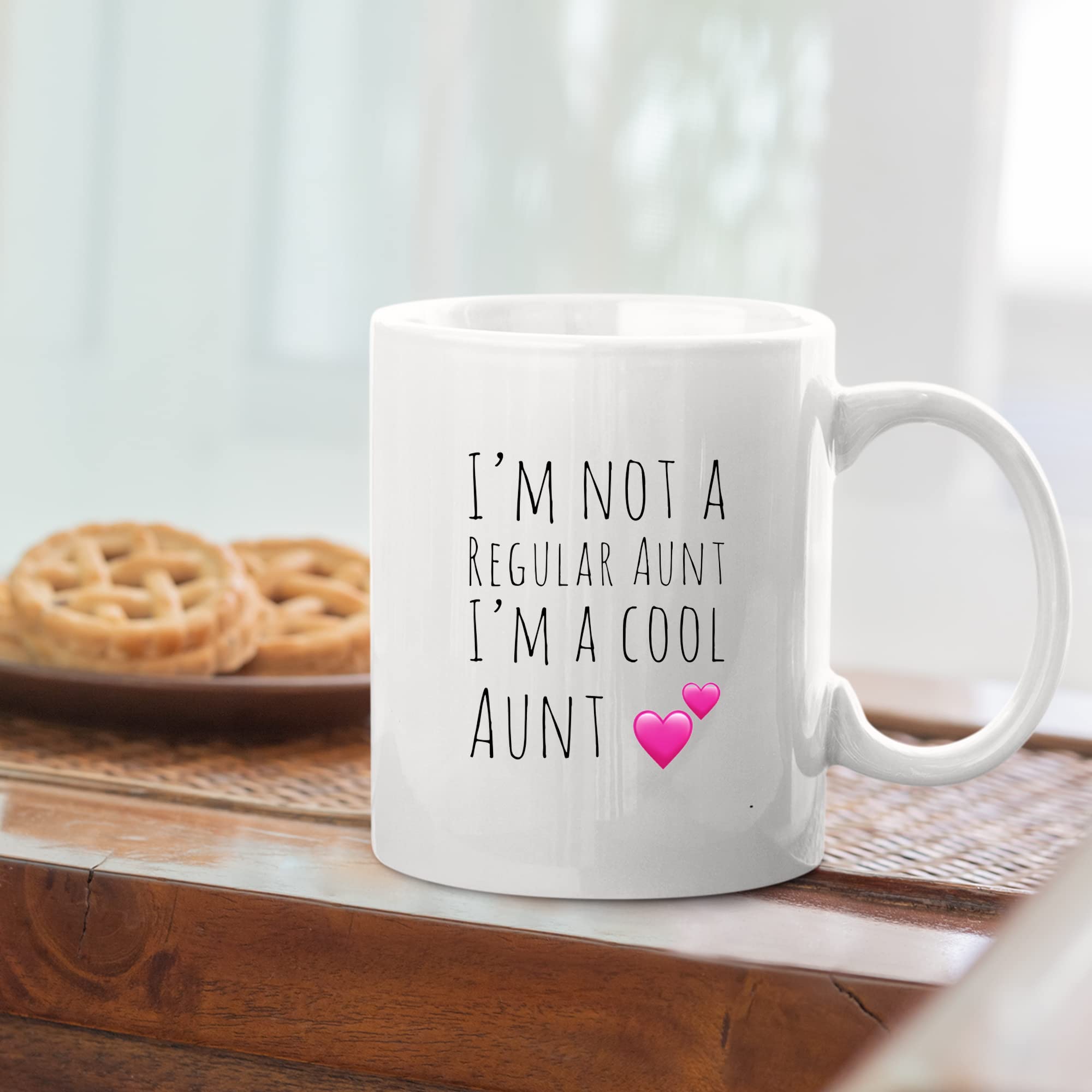 Panvola I'M Not A Regular Aunt I'M A Cool Aunt Gifts Mother'S Day From Niece Nephew Sister Brother Husband Boyfriend New Tia Cer