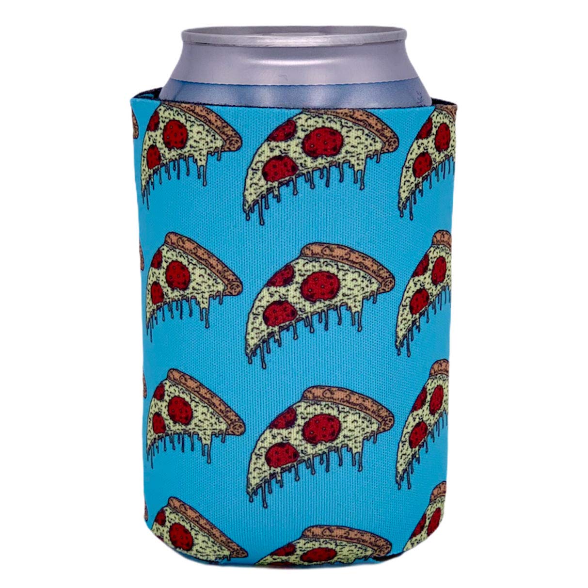 Pizza Slice Pattern Collapsible Can Coolie (1)