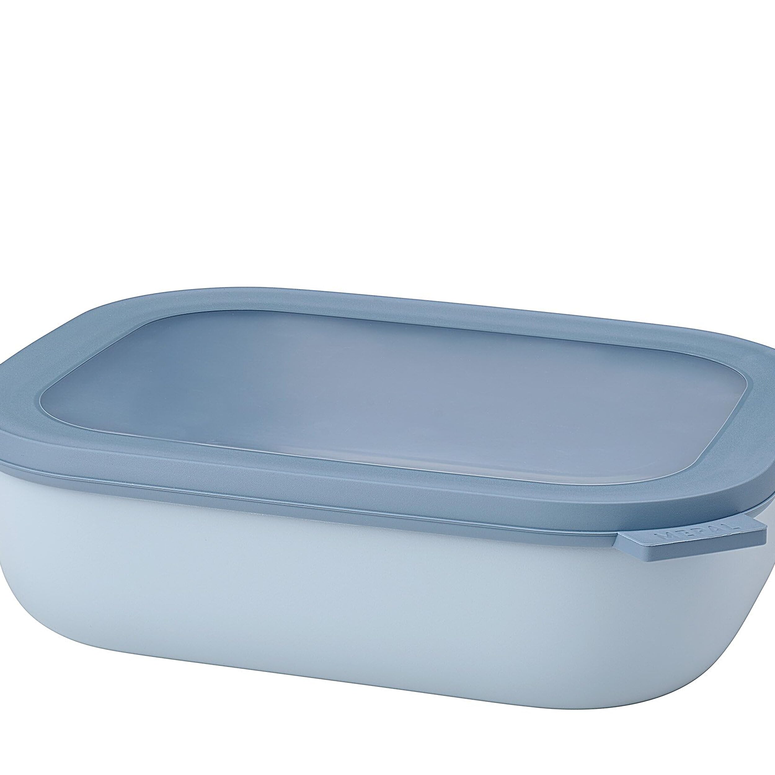 Mepal Cirqula Multi Bowl Rectangular 2000 ml Nordic Blue-Food Storage Box-Stackable-Dishwasher Safe