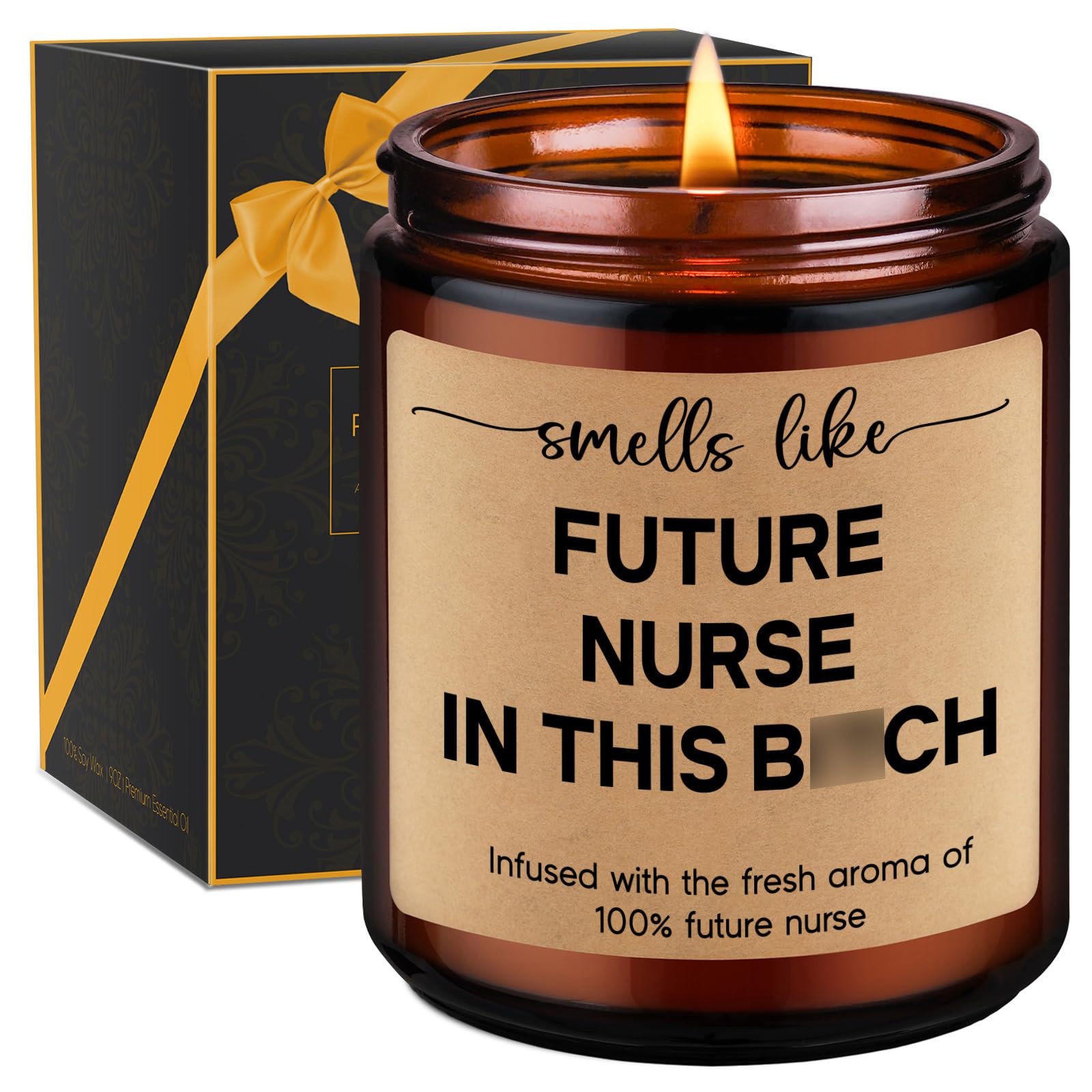 GSPY Nurse Candle - Future Nurse Gifts, Funny Nurse Gifts for Women, Nursing School Gifts, Nursing Student Gifts - Nursing Schoo