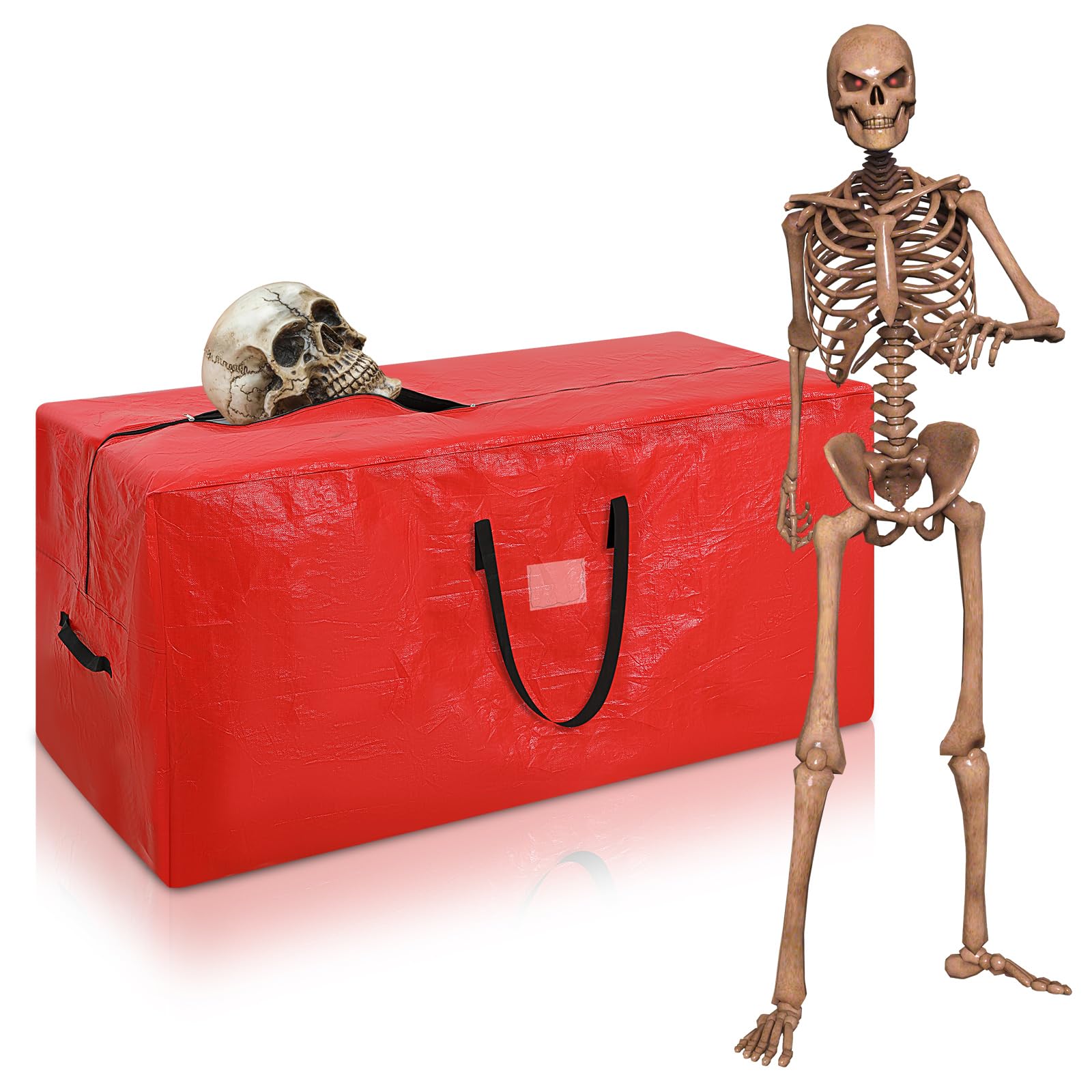 Cozypower Christmas 12ft Skeleton Storage Bag Fit up to 12ft Skeleton Christmas Tree Storage Bag Heavy Duty Extra Large Containe