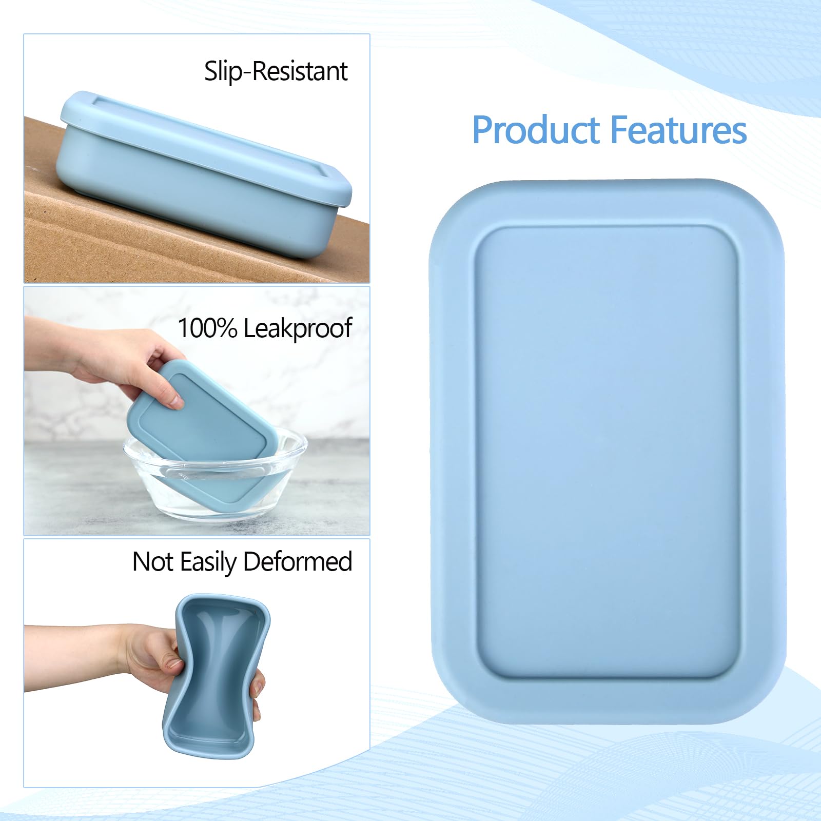 Travel Soap Case, Silicone Travel Soap Container, Leakproof Soap Holder With Lid, Shatterproof Shampoo Bar Holder For Bathroom,