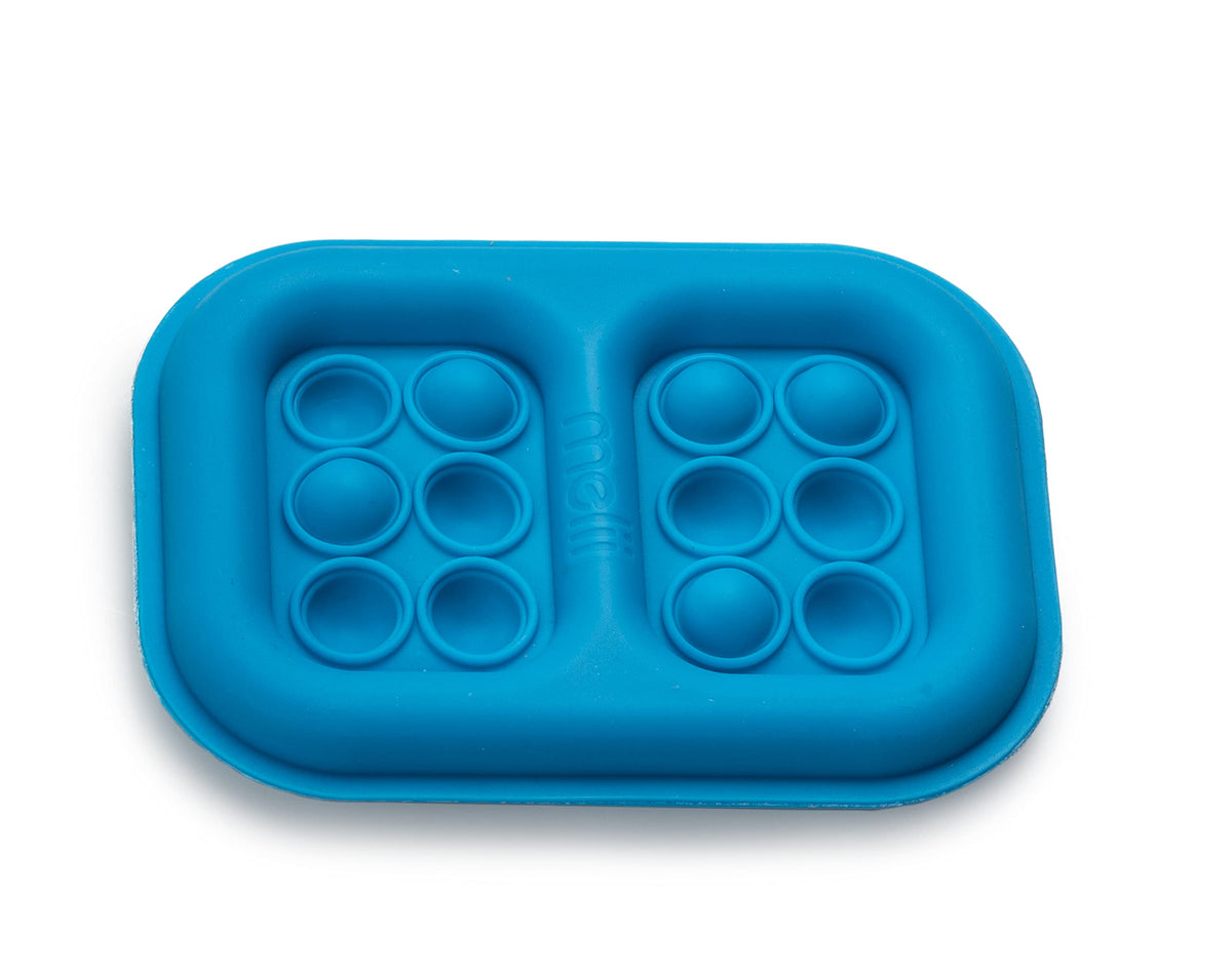 Melii Pop-It Fidget Toy Ice Pack For Kids Lunch Boxes (1 Pack, Blue)