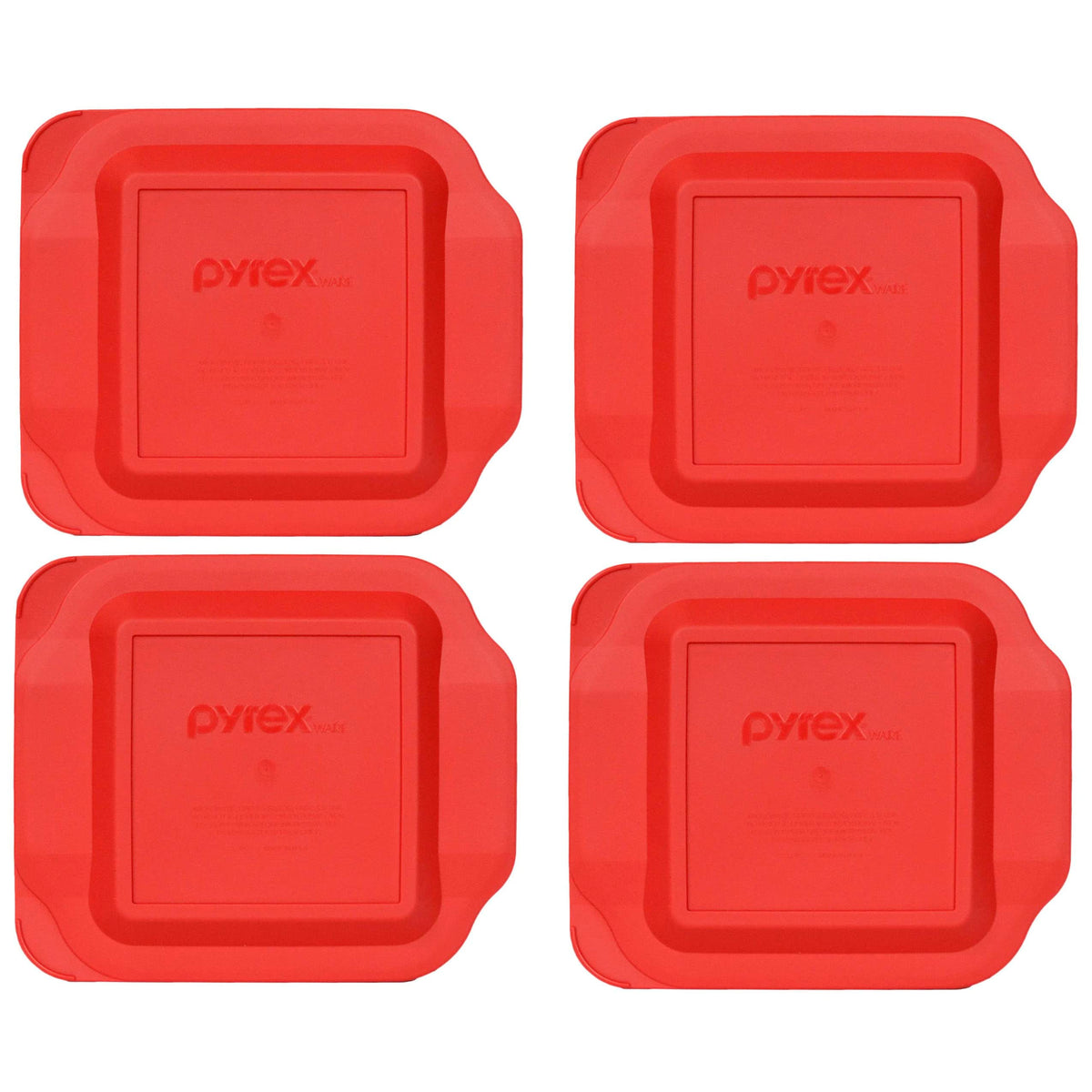 Pyrex 222-Pc 2Qt Red Lid (4-Pack)