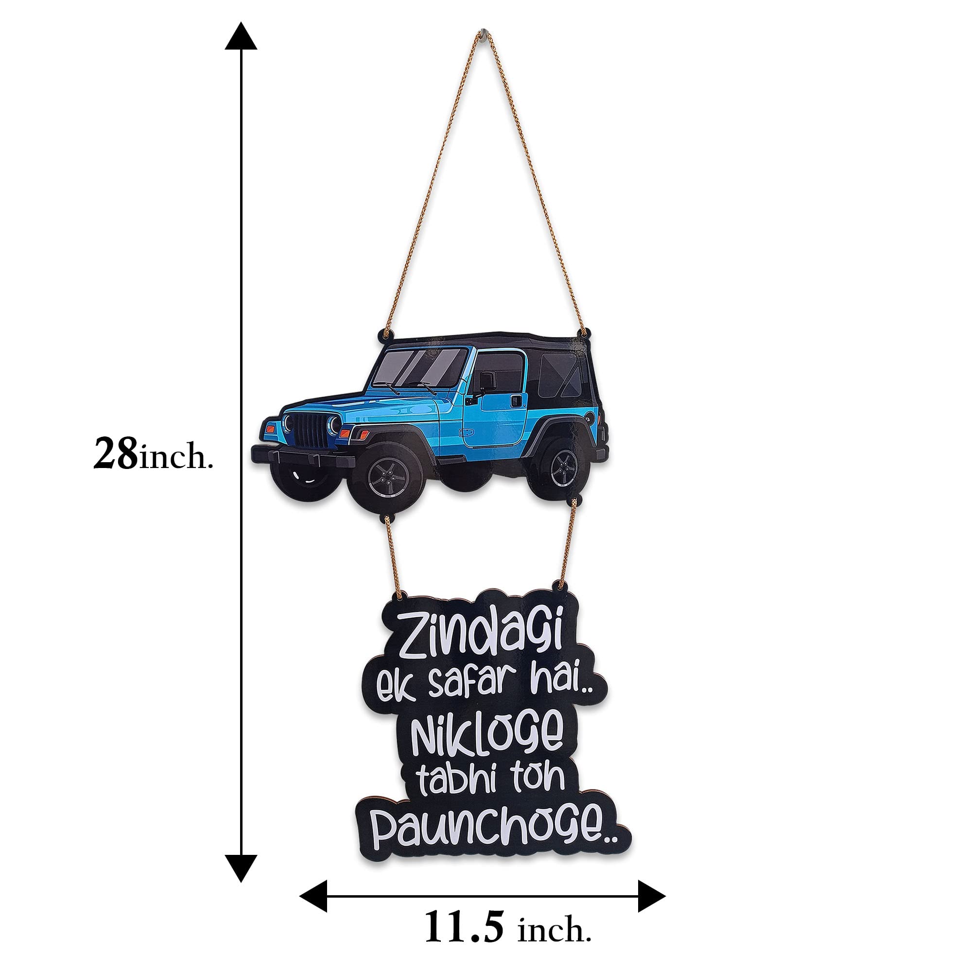 Rag28 Wooden Multicolor Quirky Wall Decor Home Decor (Qw7)