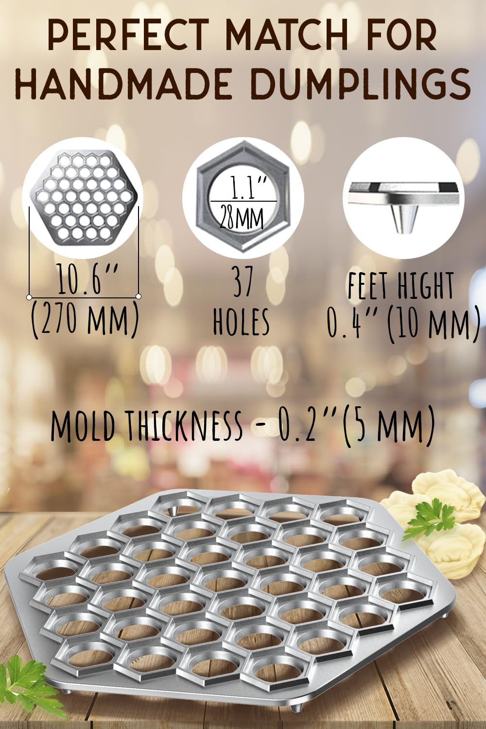 Russian Ravioli Maker Dumplings Mold - Pelmeni Metal Mold - Siberian Pelmeni Meat - Dumpling Maker Machine - Ravioli Cutter 1302
