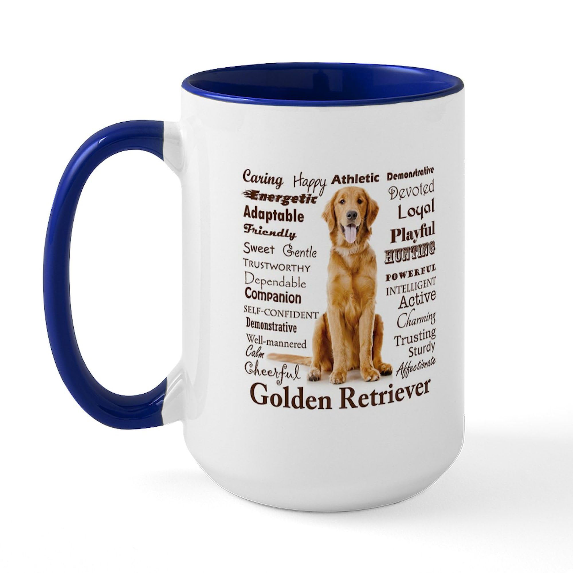 CafePress Golden Traits Mugs 15 oz (444 ml) Ceramic Coffee Mug