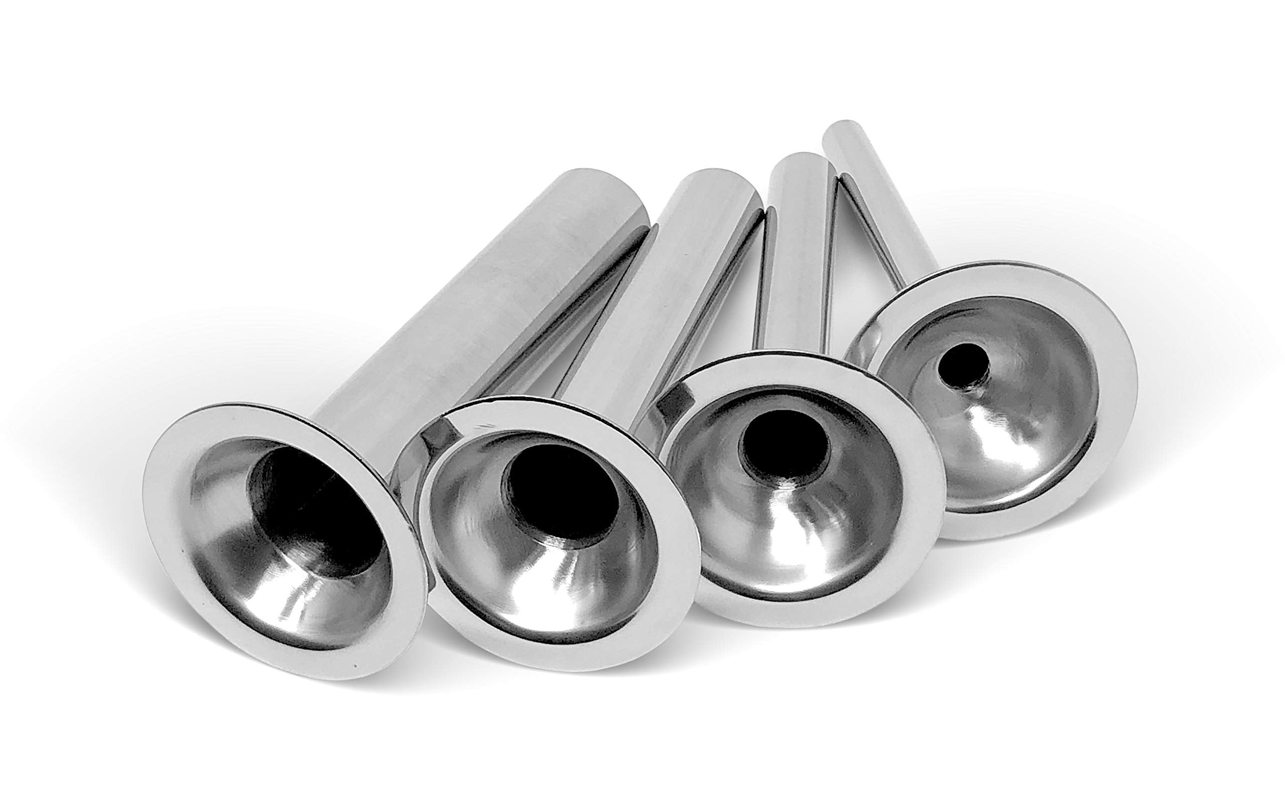 #8 Stainless Steel Sausage Stuffing Tubes For Meat Grinder (Set Of 4)