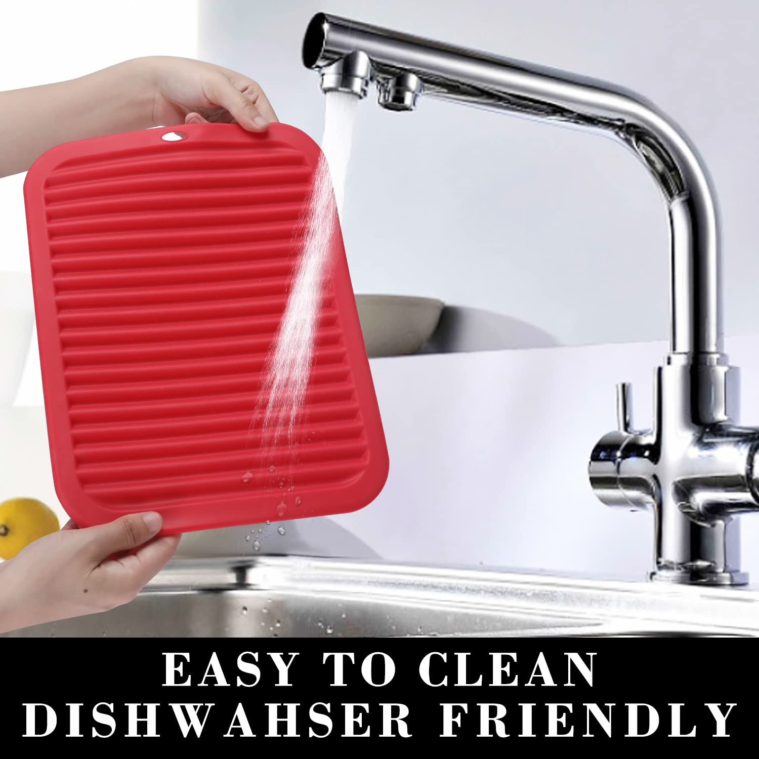 2 Pack Silicone Trivet For Hot Dishes, Heat Resistant Silicone Hot Pads For Hot Pots And Pans, Non-Slip Flexible Pot Holder For