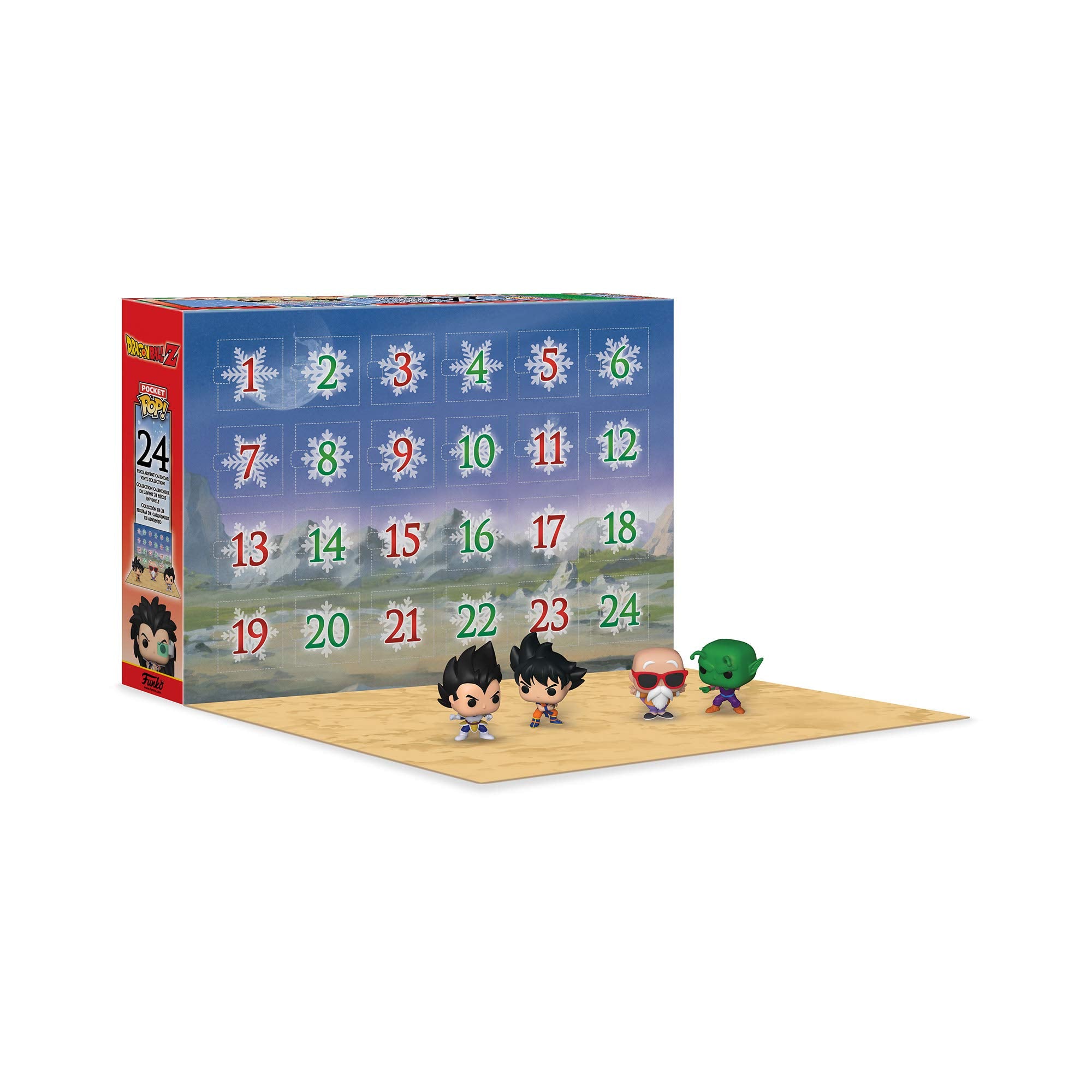 Funko Advent Calendar: Dragon Ball Z - Goku - 24 Days of Surprise - Collectible Vinyl Mini Figures - Mystery Box - Gift Idea - H