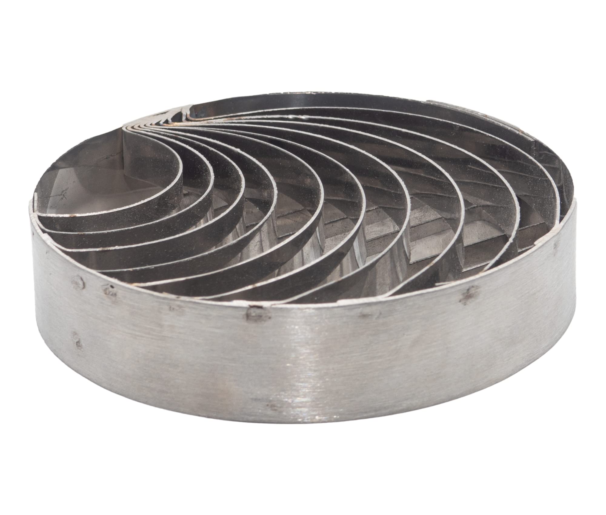 Concha Cutter Mexican Bread Tool Cortador De Conchas Para Pan, 2.5 Inches Diameter 0.9 Inches Height Two Sided Stainless Steel (