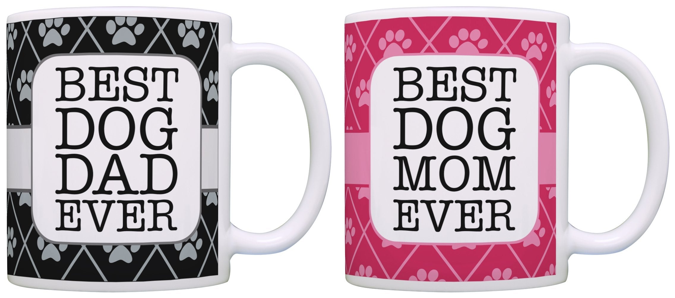 Thiswear Dog Gifts For Women And Men Best Dog Mom And Dad Ever Dog Rescue Dog Themed Gifts Dog Mug 2 Pack Gift Coffee Mugs Tea C