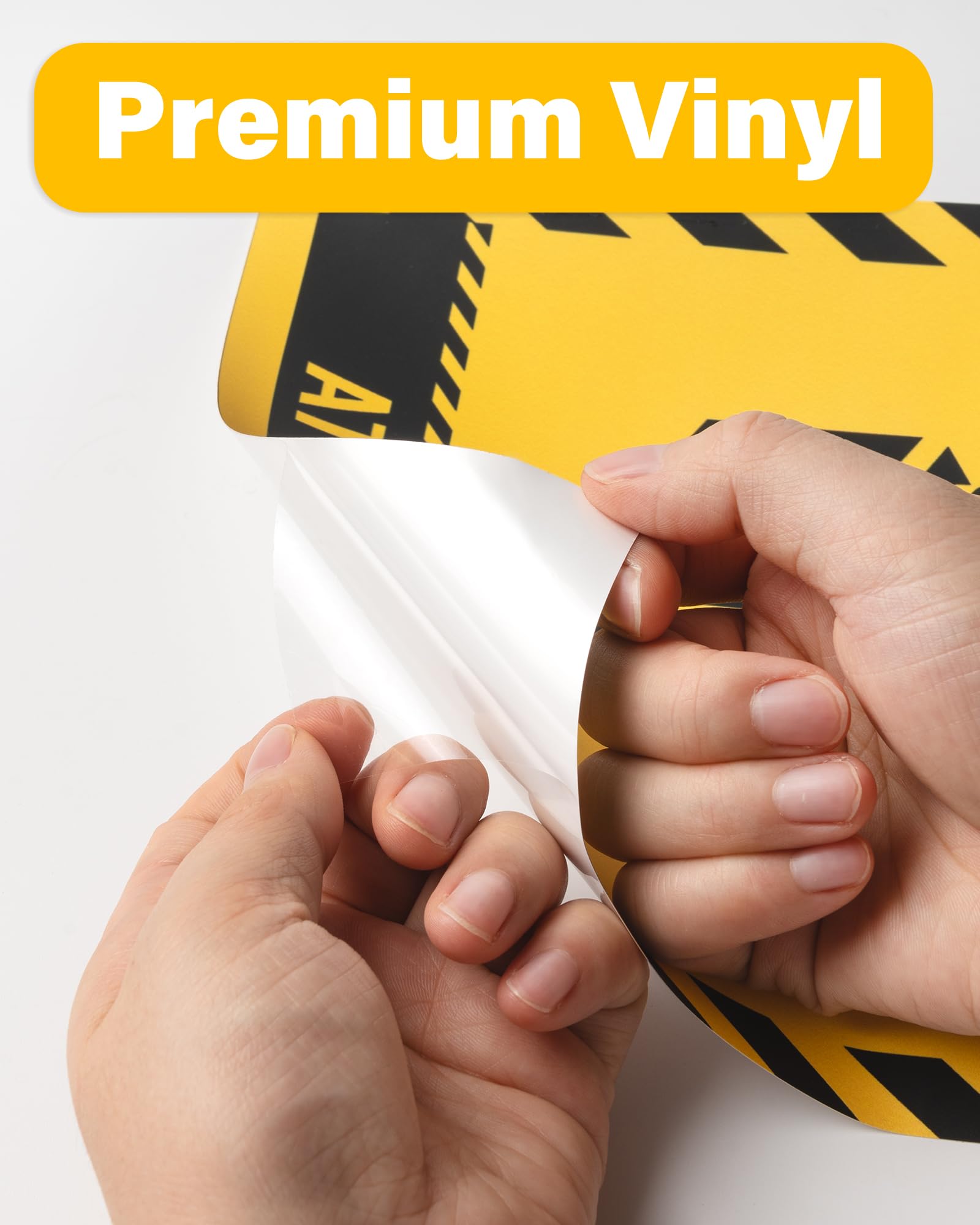 2 Pcs Wall Decor Warning Master Builder At Work, Vinyl Print Building Block Bricks Door & Room Caution For Brickbuilders, Child,