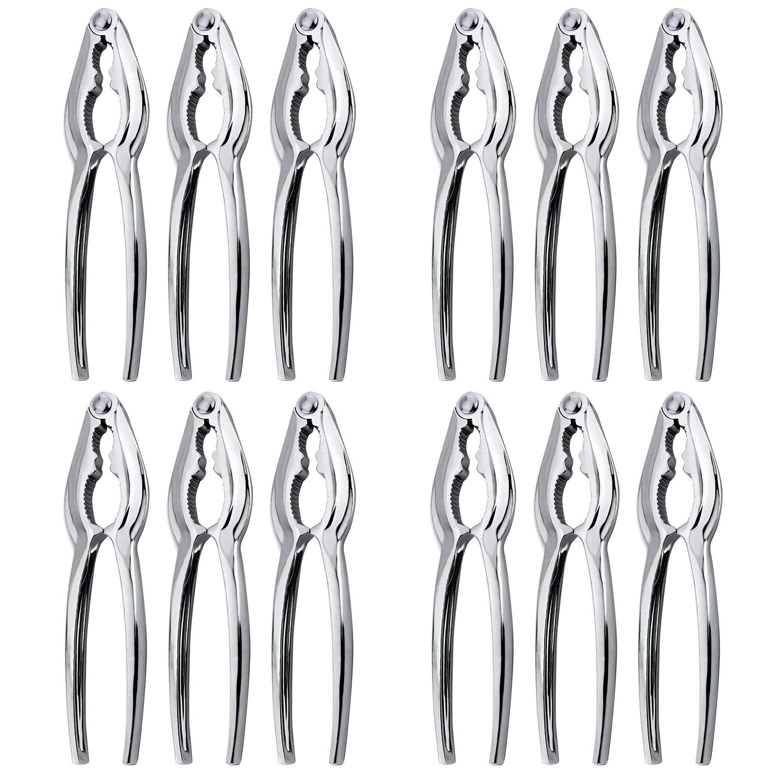 12 Pcs Crab Crackers And Tools, Lobster Crackers, Nut Crackers For Crab Legs, Heavy Duty Seafood Cracker Picks Tools, Opener Hom