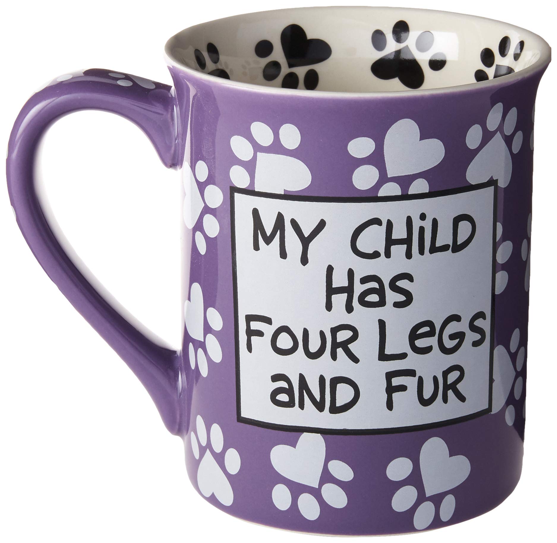 Enesco Our Name Is Mud Dog Mom, 16 Oz. Stoneware Mug, 1 Count (Pack Of 1), Multi Color