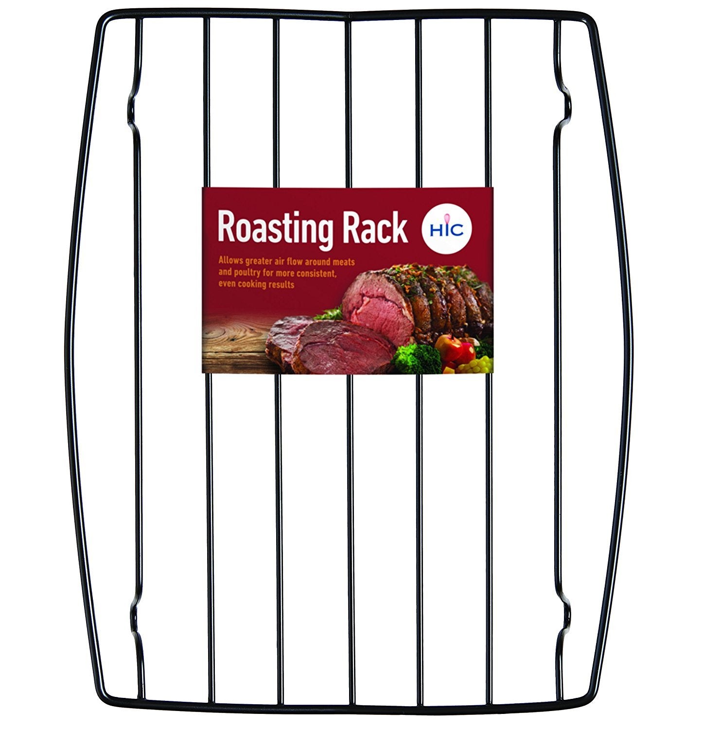 HIC Harold Import Co. Rectangular Wire Roasting Rack, Nonstick