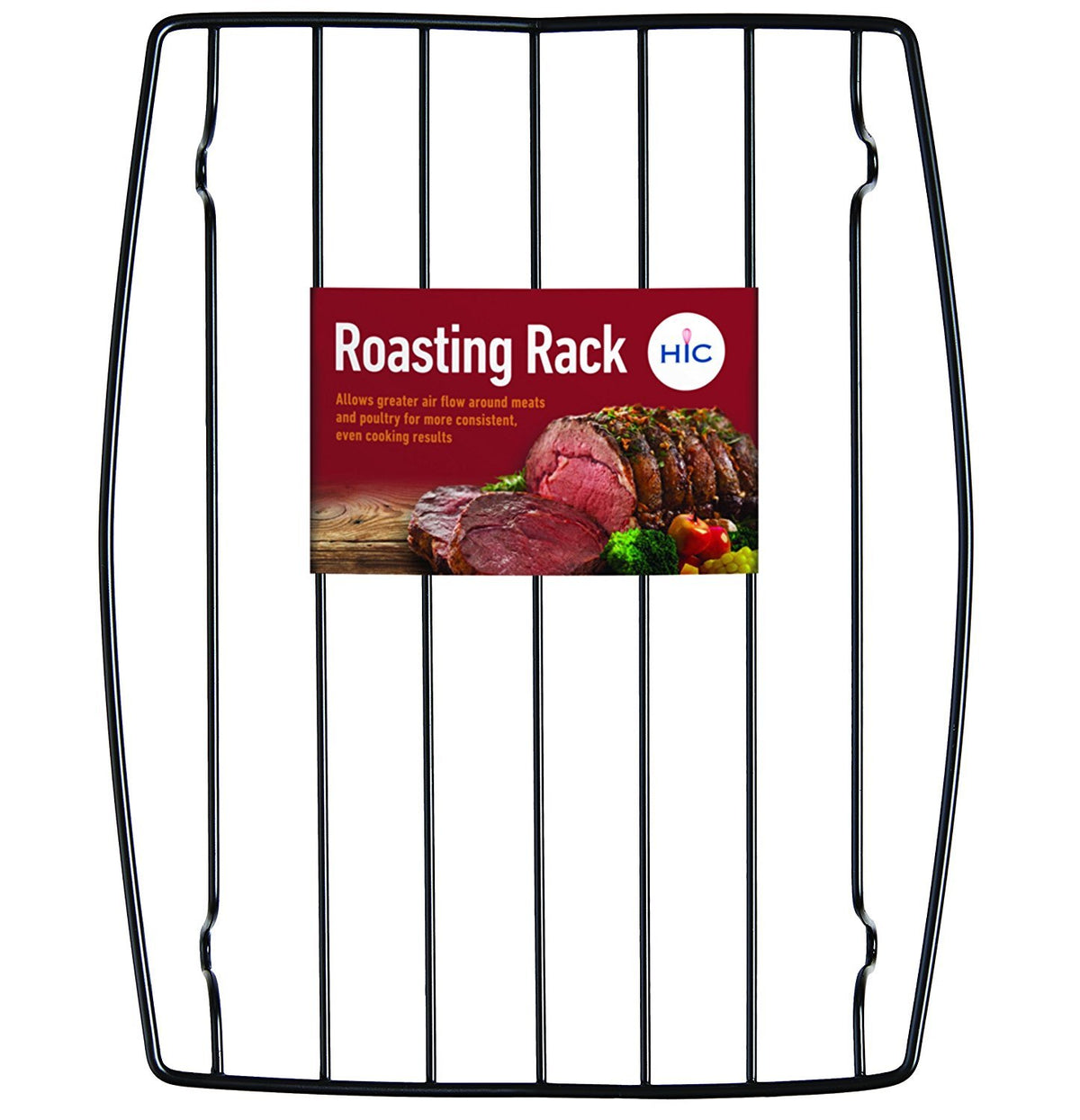 Hic Harold Import Co. Rectangular Wire Roasting Rack, Nonstick ...