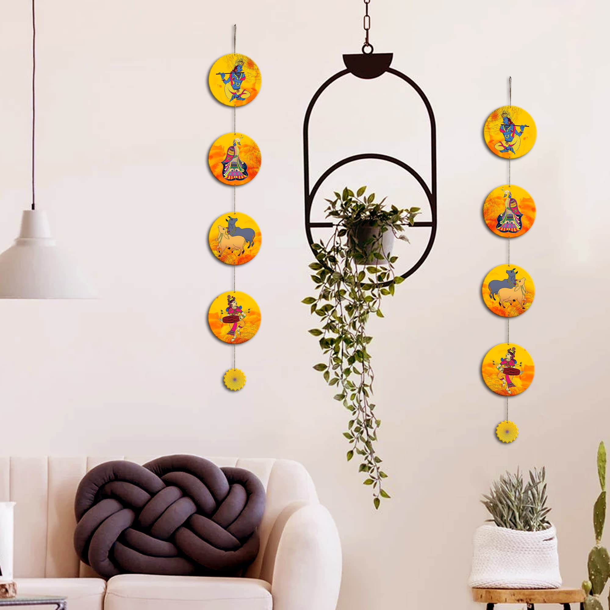 Artvibes Wall and Door Hanging for HomeDecor| Office| Gift| Bedroom| LivingRoom, Wall Decoration (WH_5215N)( Multi 5)