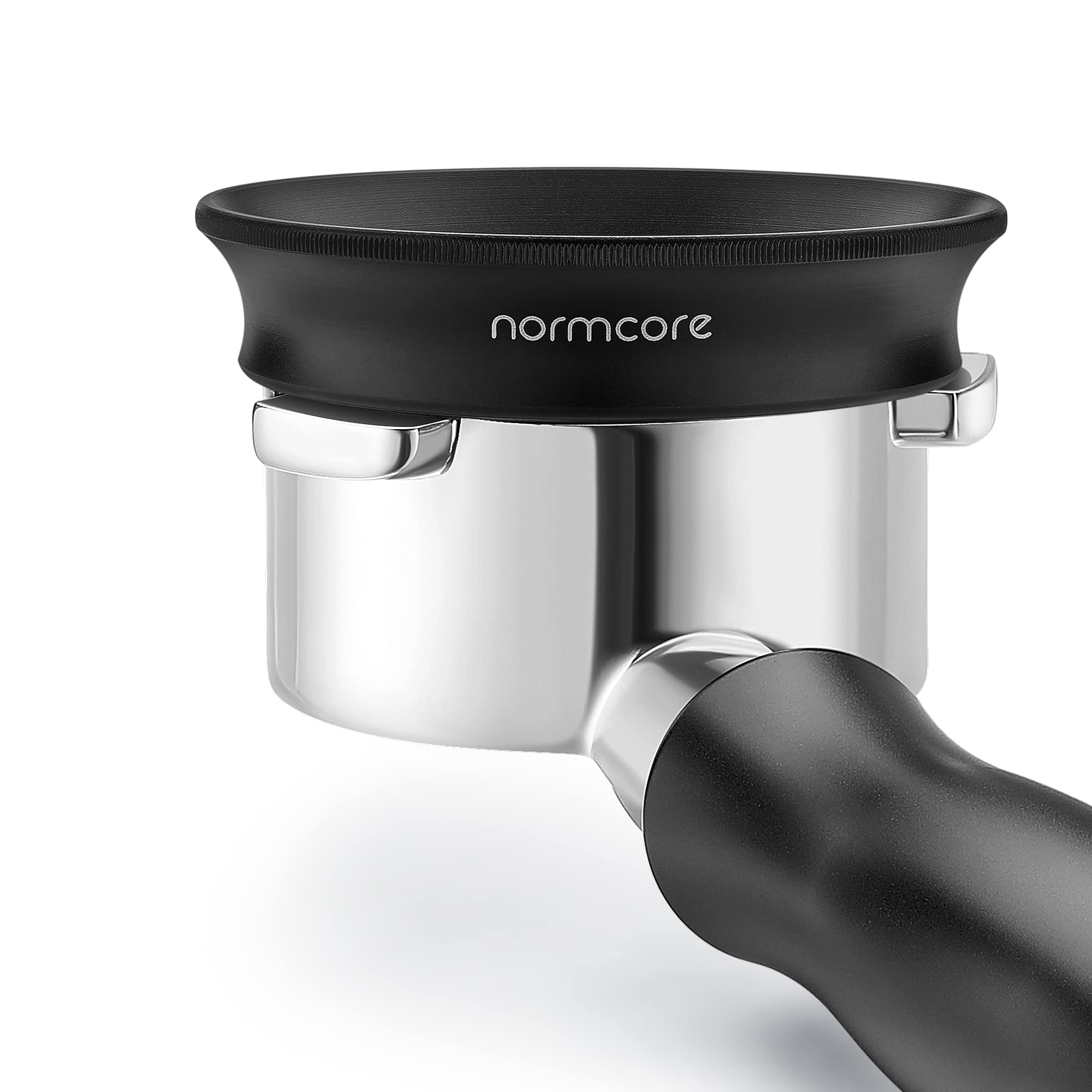 Normcore 58Mm Magnetic Dosing Funnel V2 - Espresso Coffee Dosing Ring - 18Mm Anodized Aluminum With 9 Magnetized Steel Compatibl