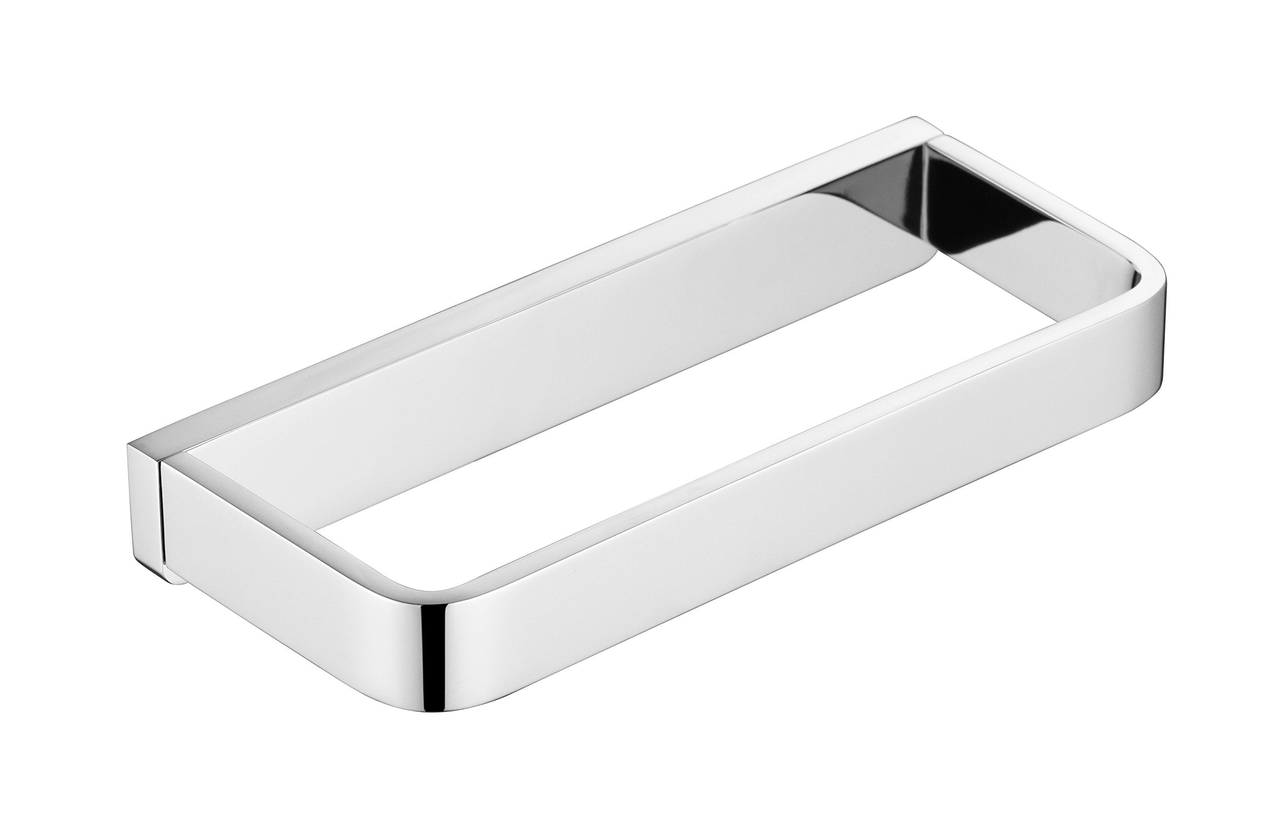 Flybath Towel Ring Holder Solid Brass Polished Chrome Finish Bathroom Square Accessories Wall Mounted