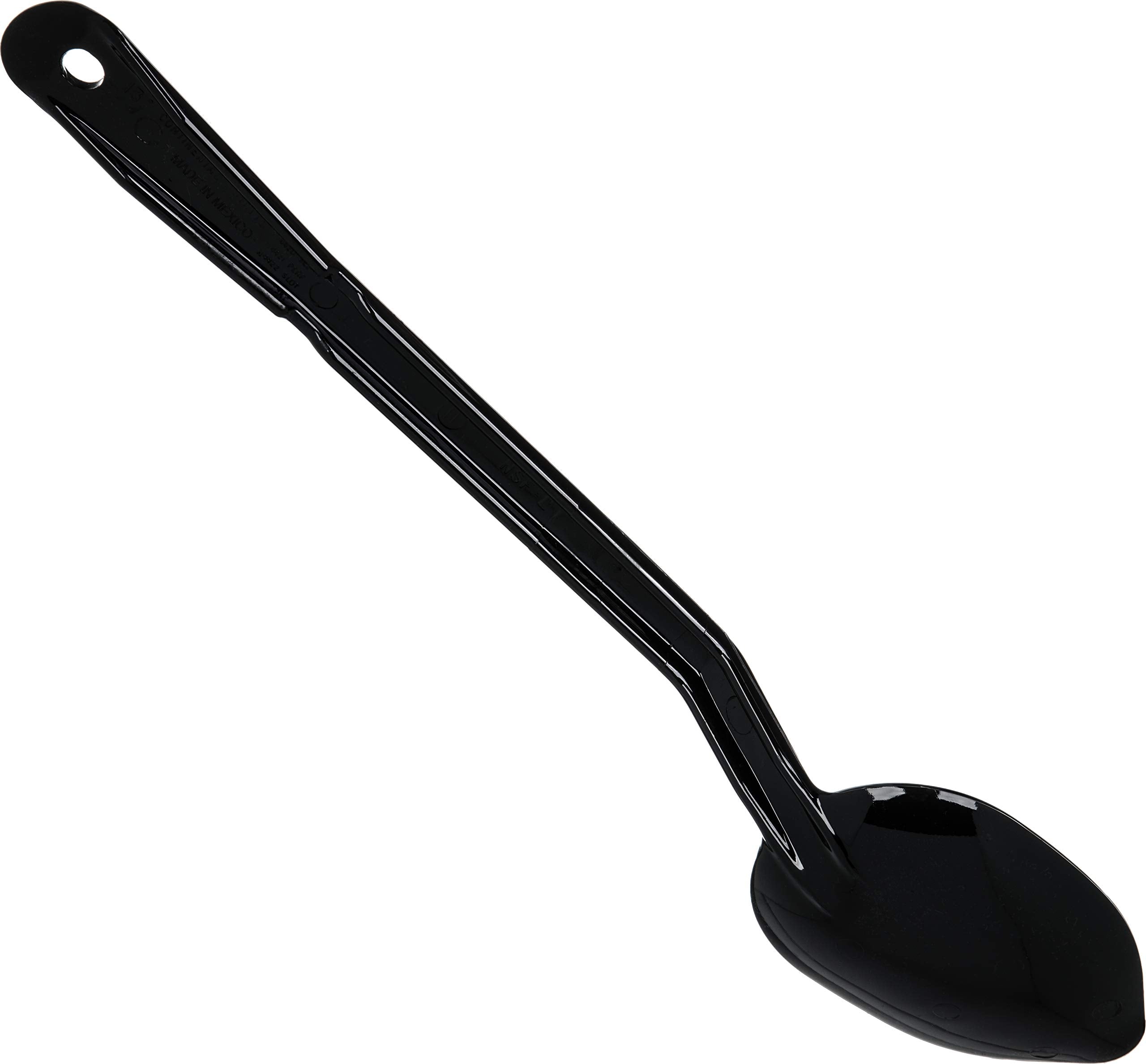 Carlisle Foodservice Products 442003 High Heat Solid Spoon, 13'', Black